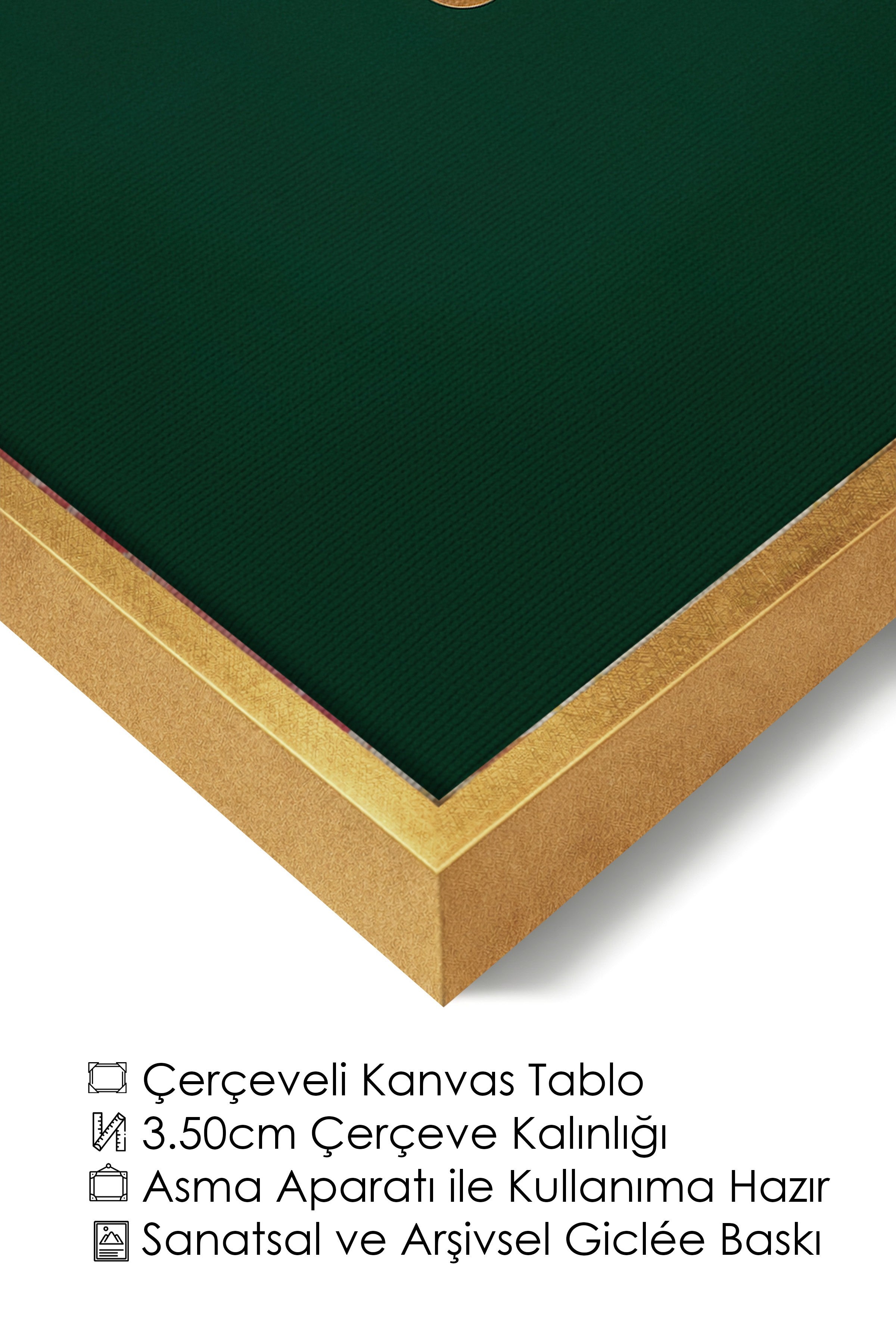 Duvar Tablosu, Lüks Gold Çerçeveli Kanvas Tablo, Ritüel Serisi, Leopar Tablo, NO:115222