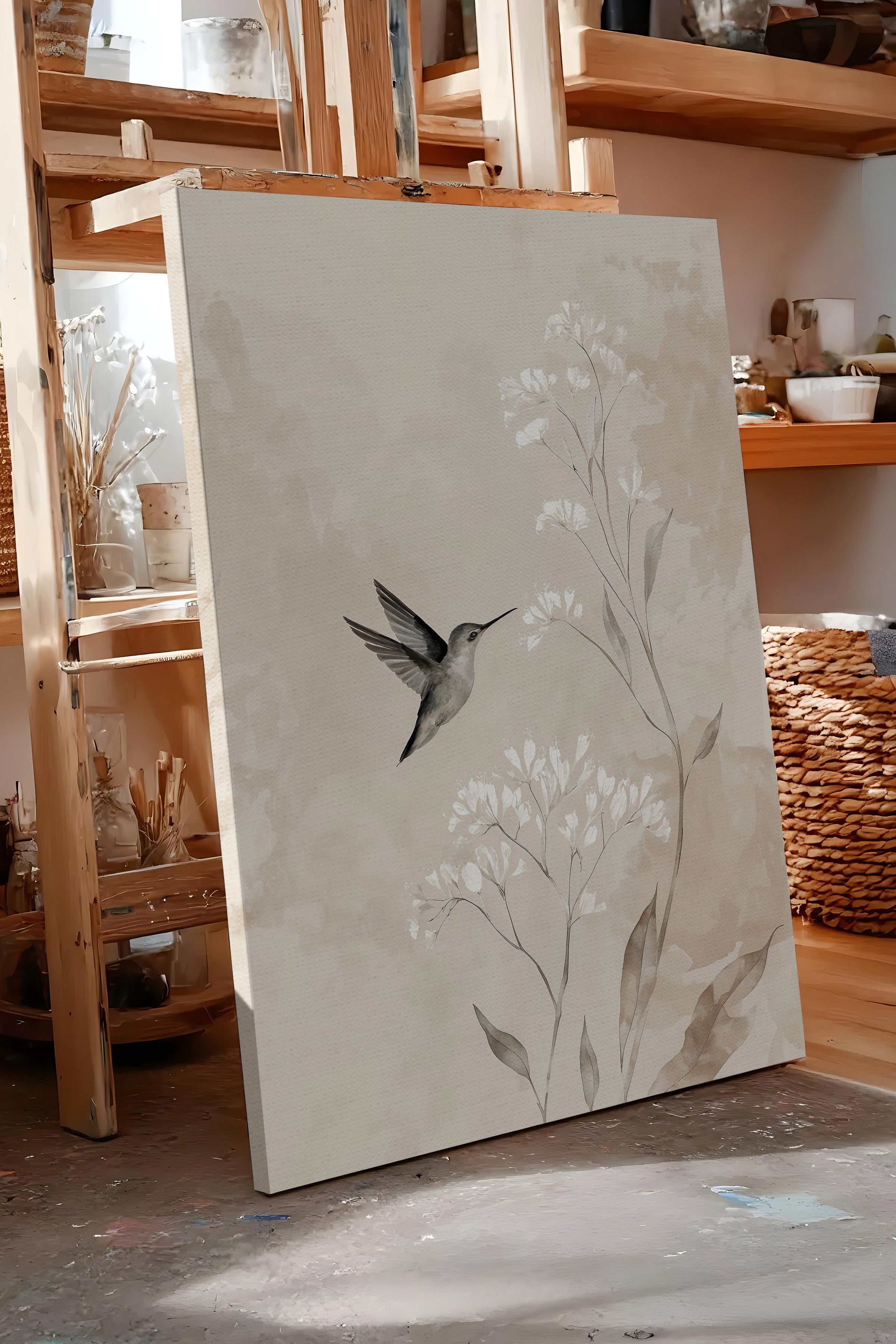 Duvar Tablosu, Lüks Kanvas Tablo, Ritüel Serisi, Kuş Tablo, NO:115239