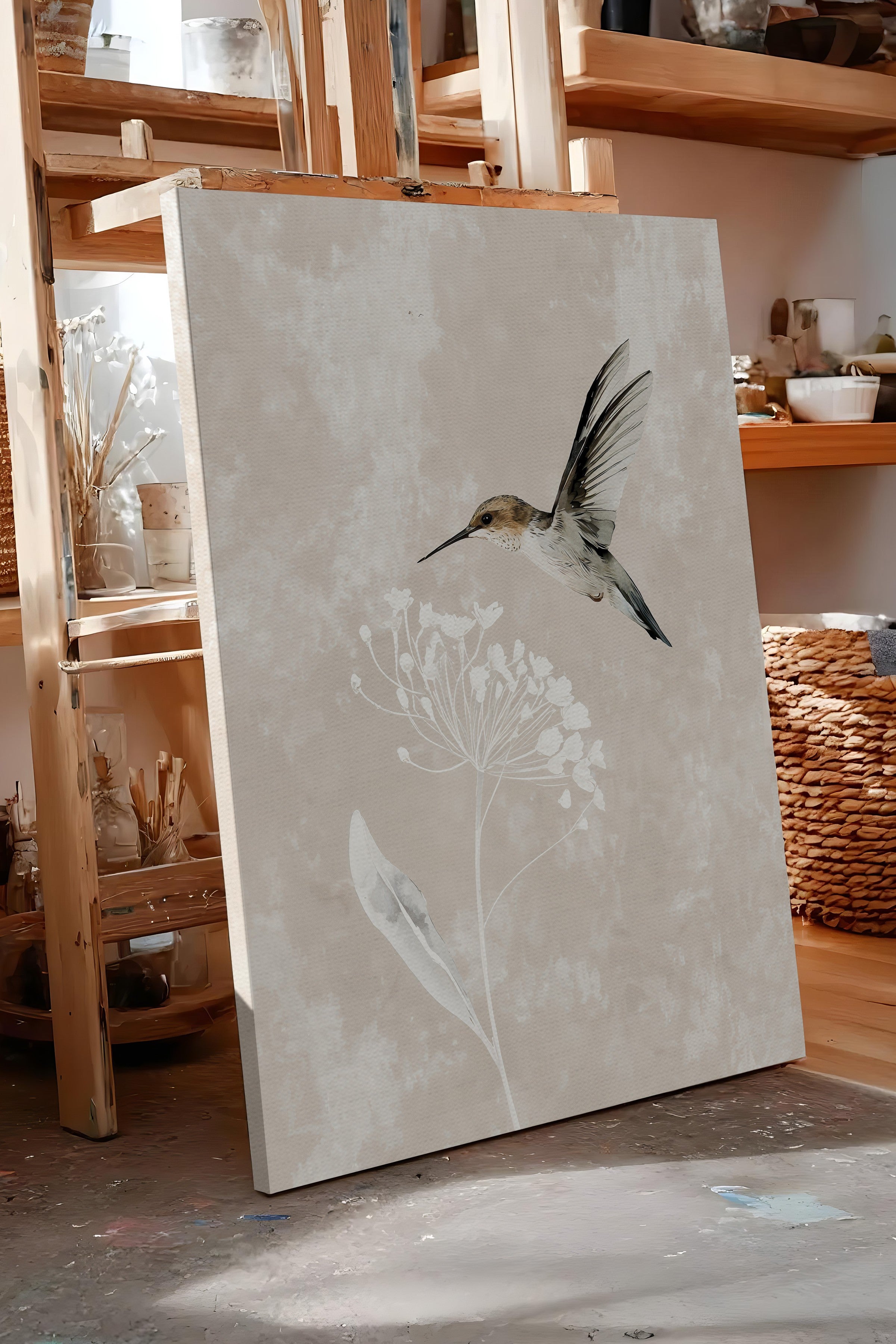 Duvar Tablosu, Lüks Kanvas Tablo, Ritüel Serisi, Kuş Tablo, NO:115241