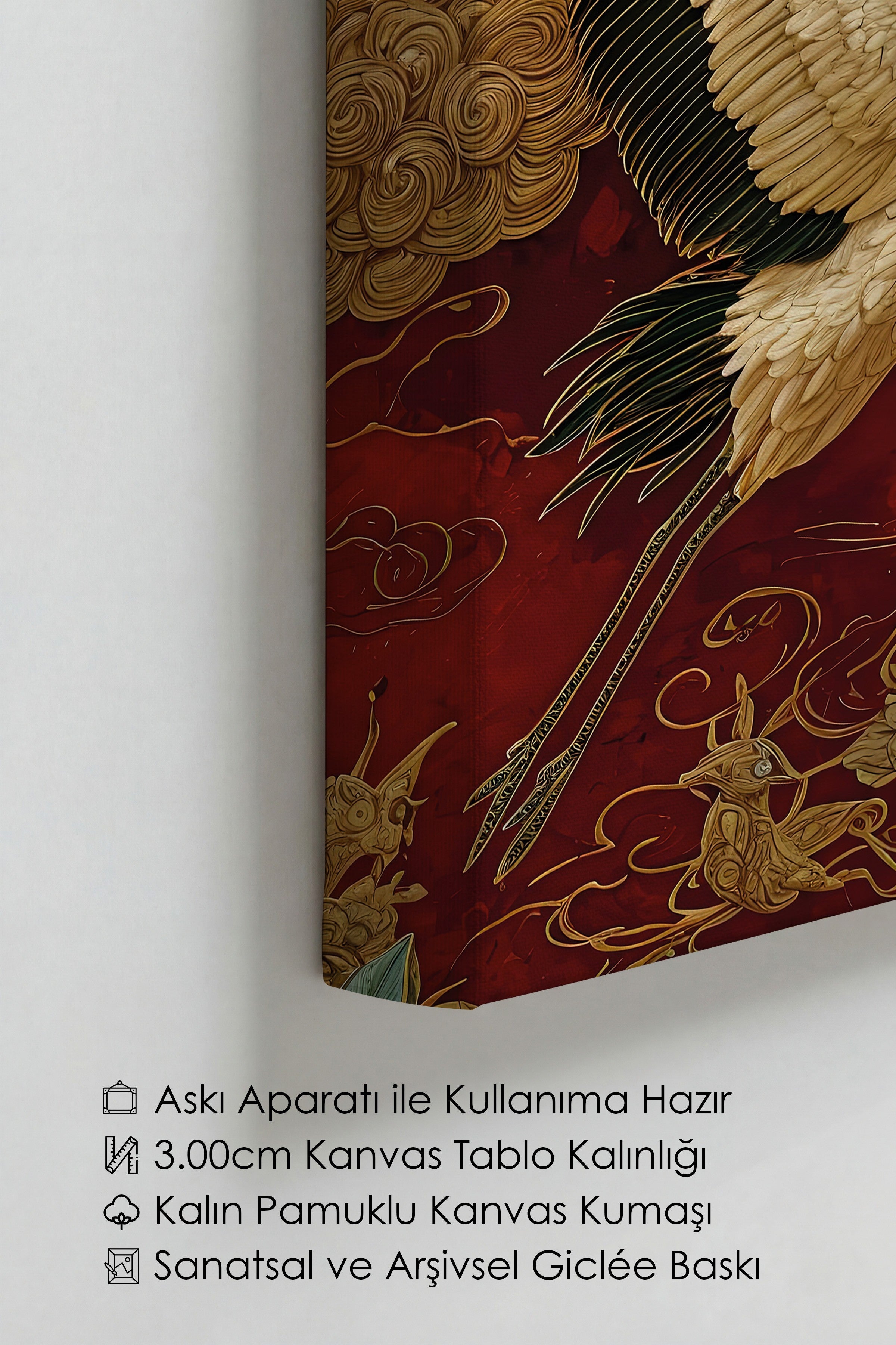 Duvar Tablosu, Lüks Kanvas Tablo, Ritüel Serisi, Leopar Tablo, NO:115252