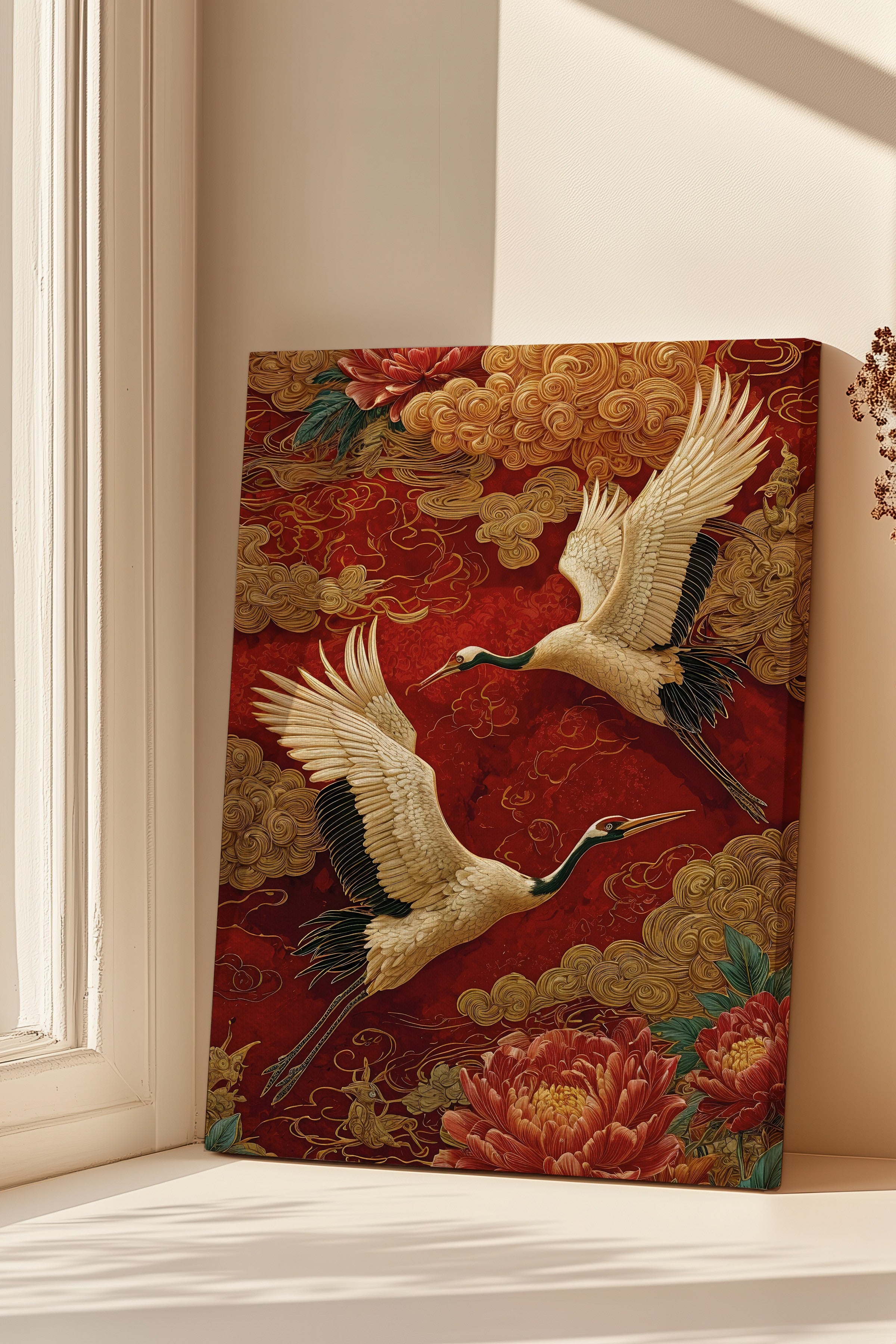 Duvar Tablosu, Lüks Kanvas Tablo, Ritüel Serisi, Leopar Tablo, NO:115252