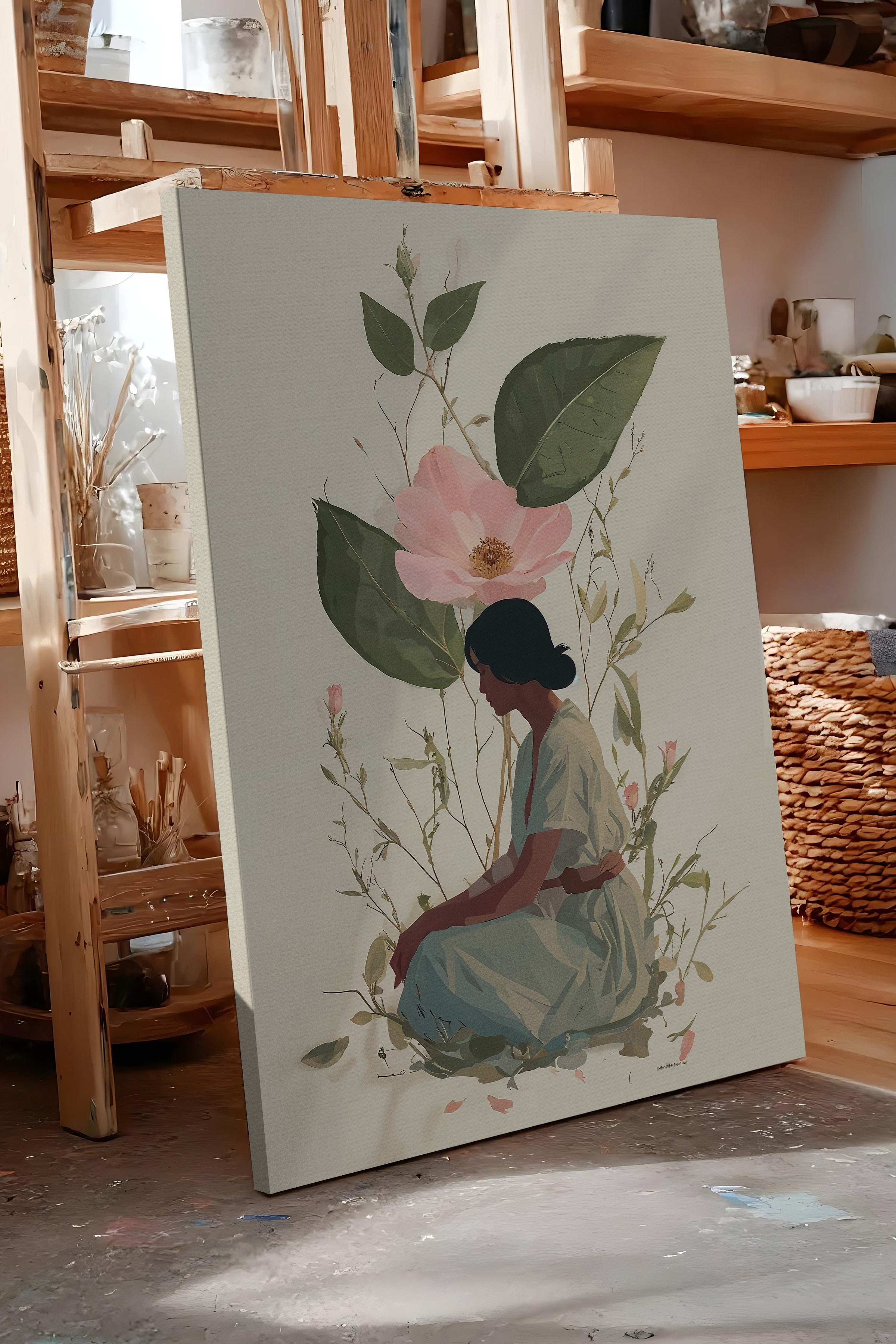 Duvar Tablosu, Lüks Kanvas Tablo, Ritüel Serisi, NO:115240