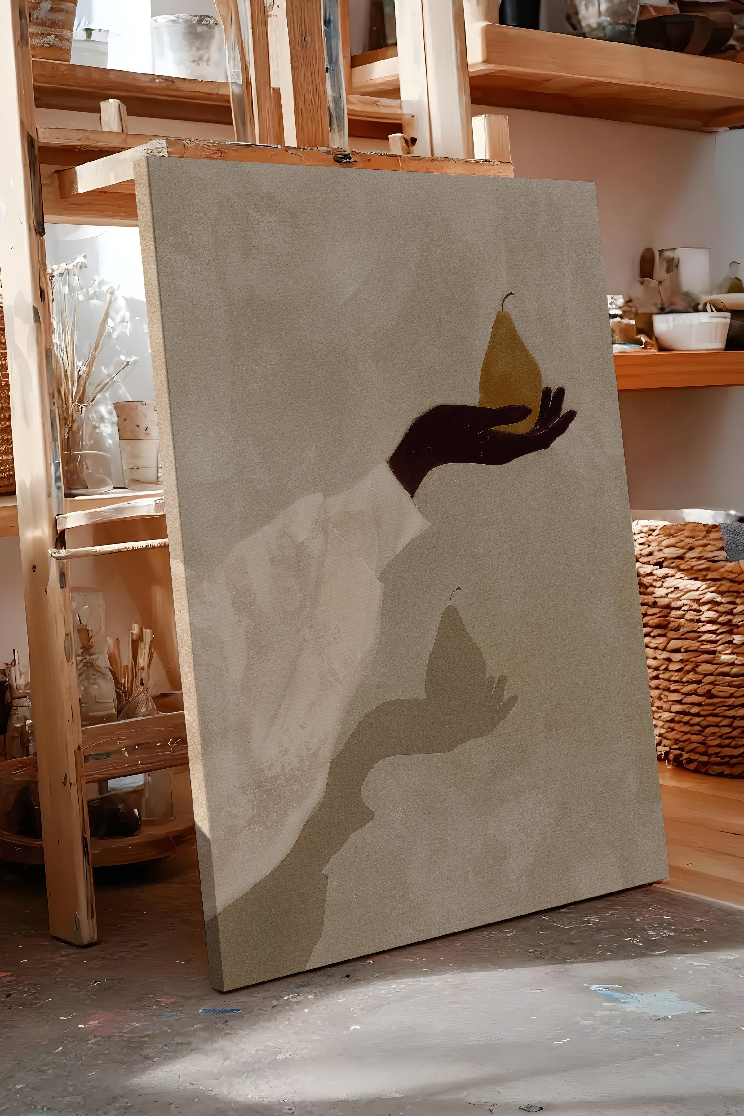 Duvar Tablosu, Lüks Kanvas Tablo, Ritüel Serisi, Vintage Tablo, NO:115187