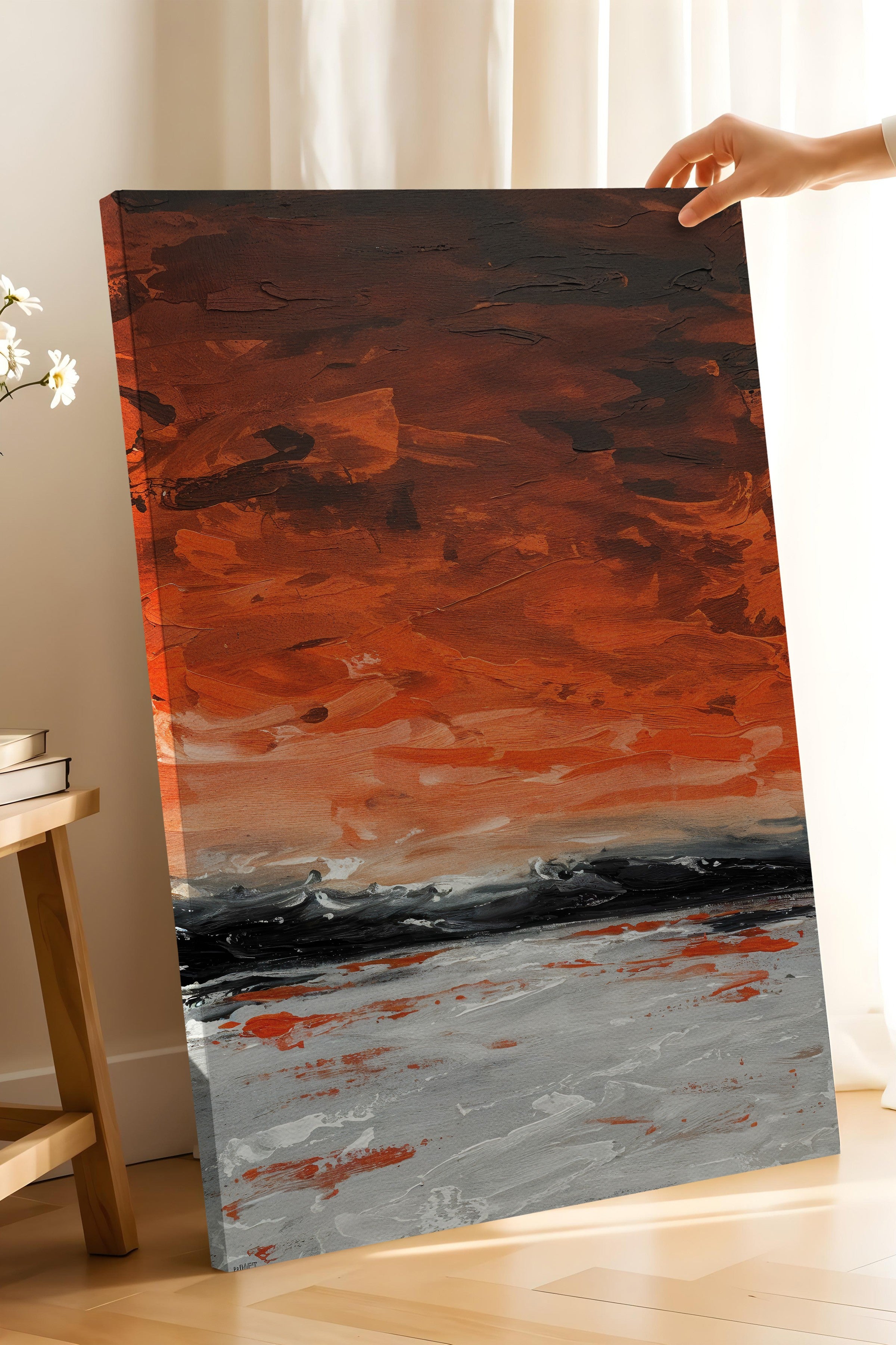 Duvar Tablosu, Lüks Kanvas Tablo, Ritüel Serisi, Yağlıboya Tablo, NO:115217