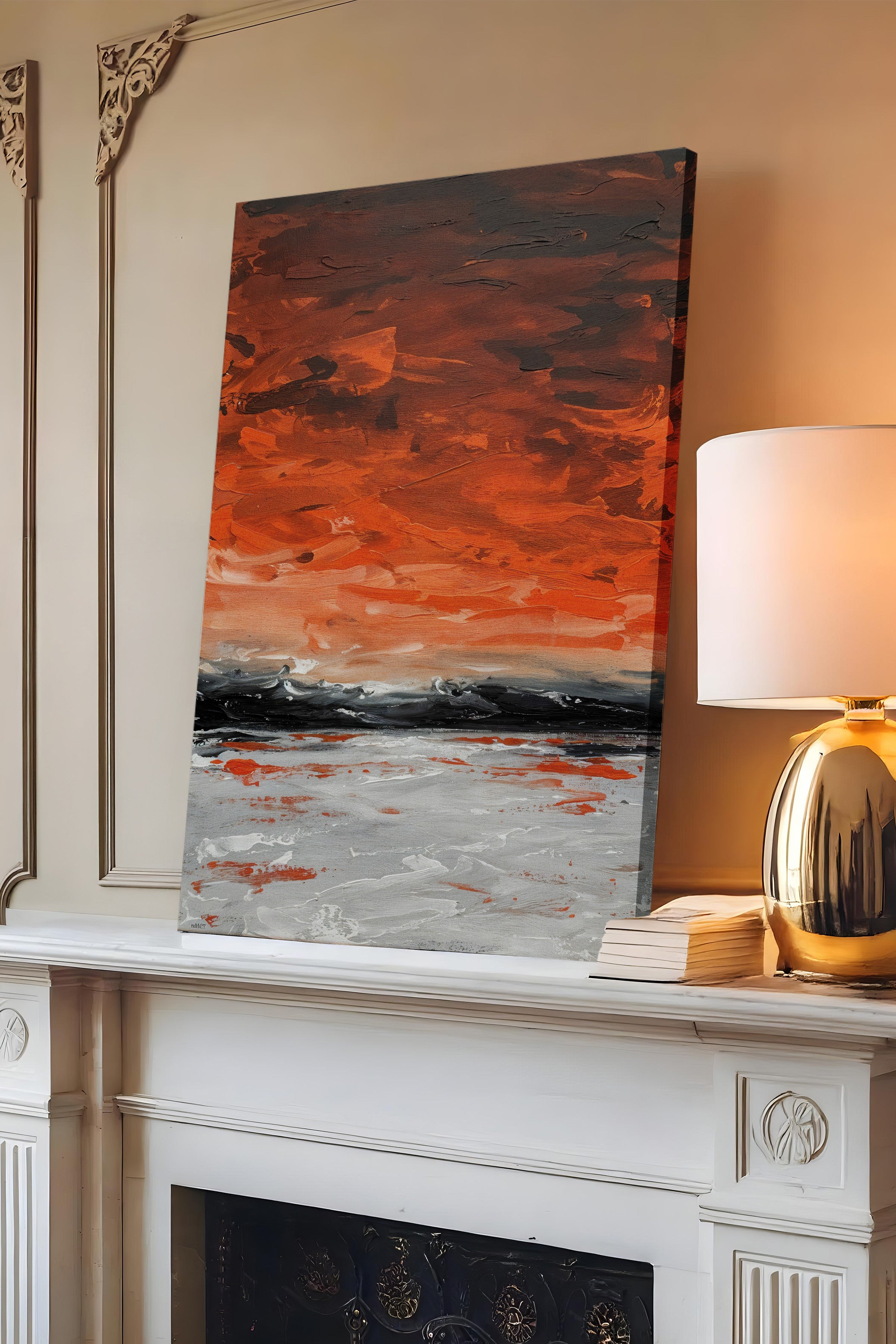 Duvar Tablosu, Lüks Kanvas Tablo, Ritüel Serisi, Yağlıboya Tablo, NO:115217