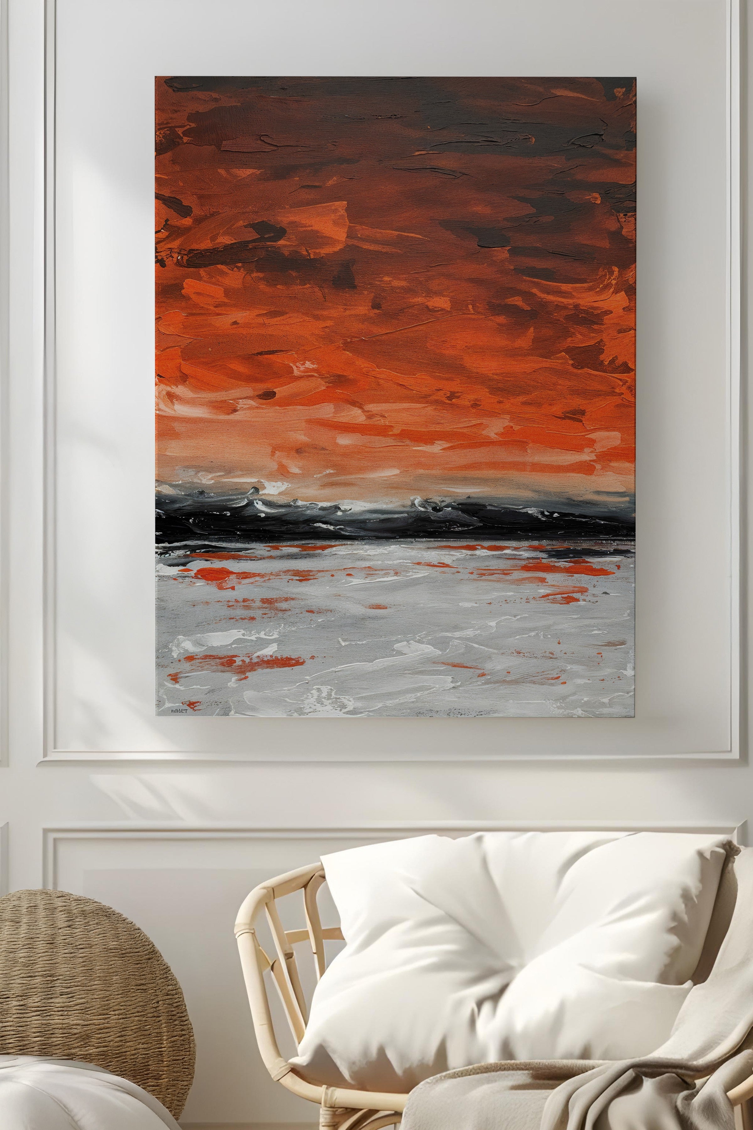 Duvar Tablosu, Lüks Kanvas Tablo, Ritüel Serisi, Yağlıboya Tablo, NO:115217