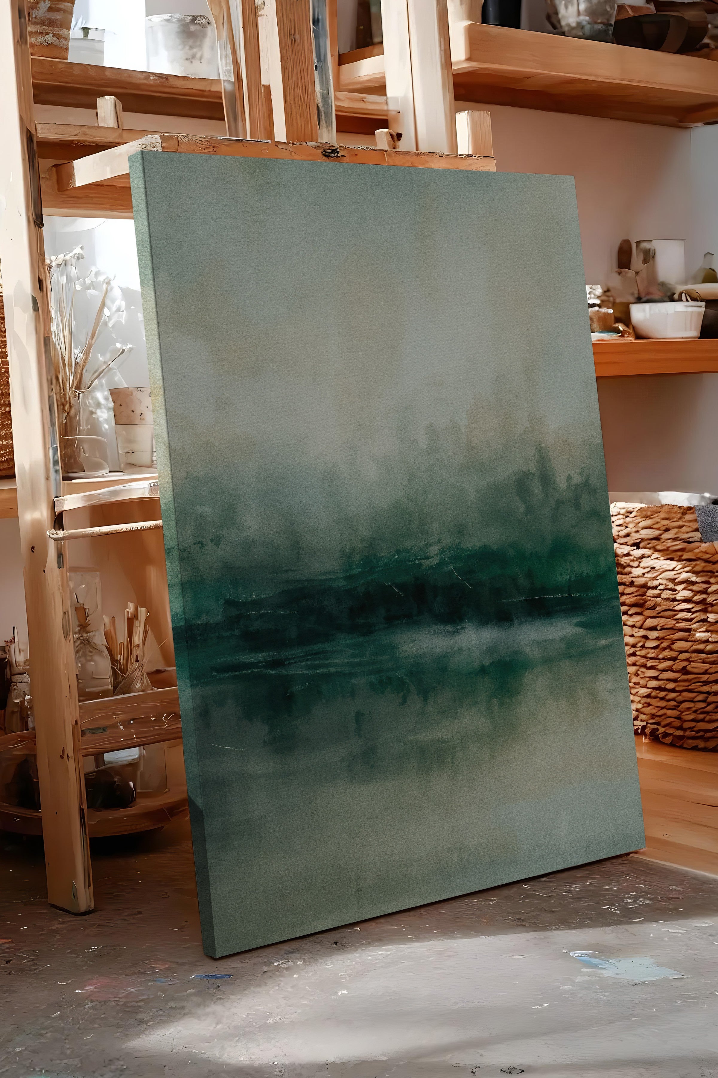 Duvar Tablosu, Lüks Kanvas Tablo, Ritüel Serisi, Yağlıboya Tablo, NO:115220