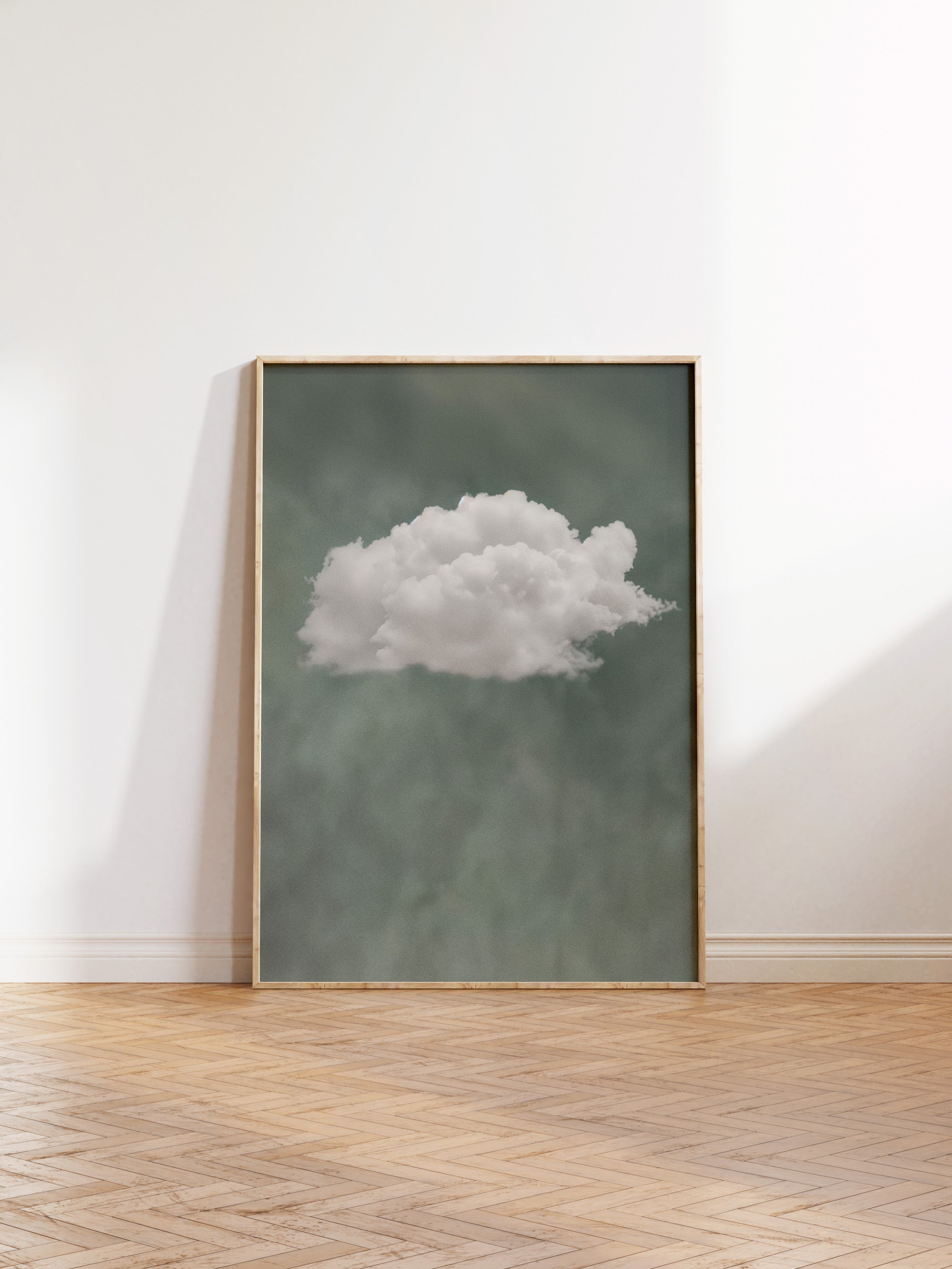 Duvar Tablosu, Ahşap Çerçeveli Tablo ve Poster, Ritüel Serisi, Bulut Tablo, NO:115205