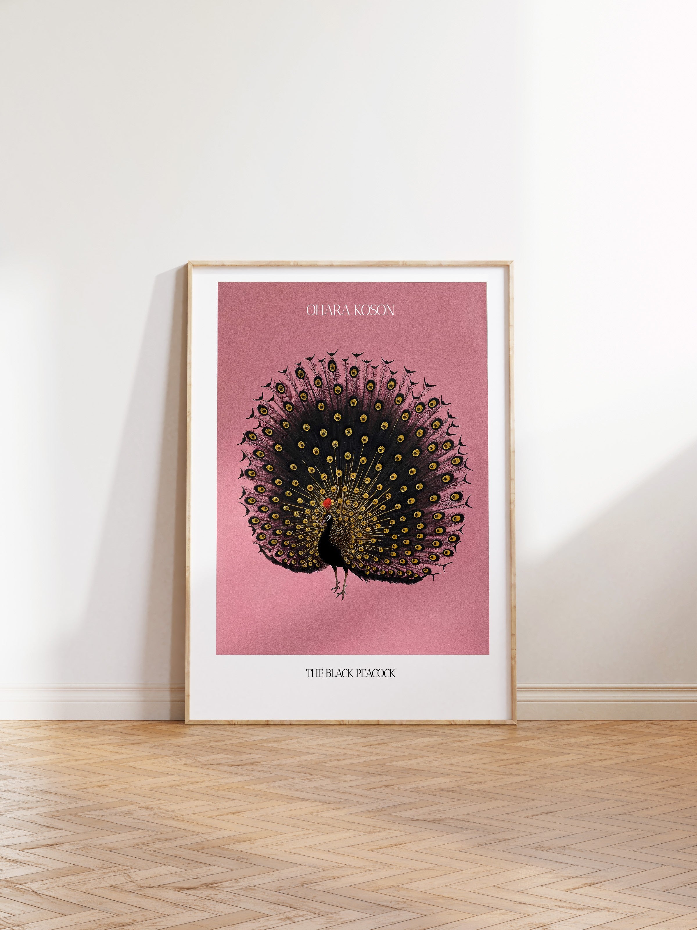 Duvar Tablosu, Ahşap Çerçeveli Tablo ve Poster, Ritüel Serisi, Kuş Tablo, NO:115214