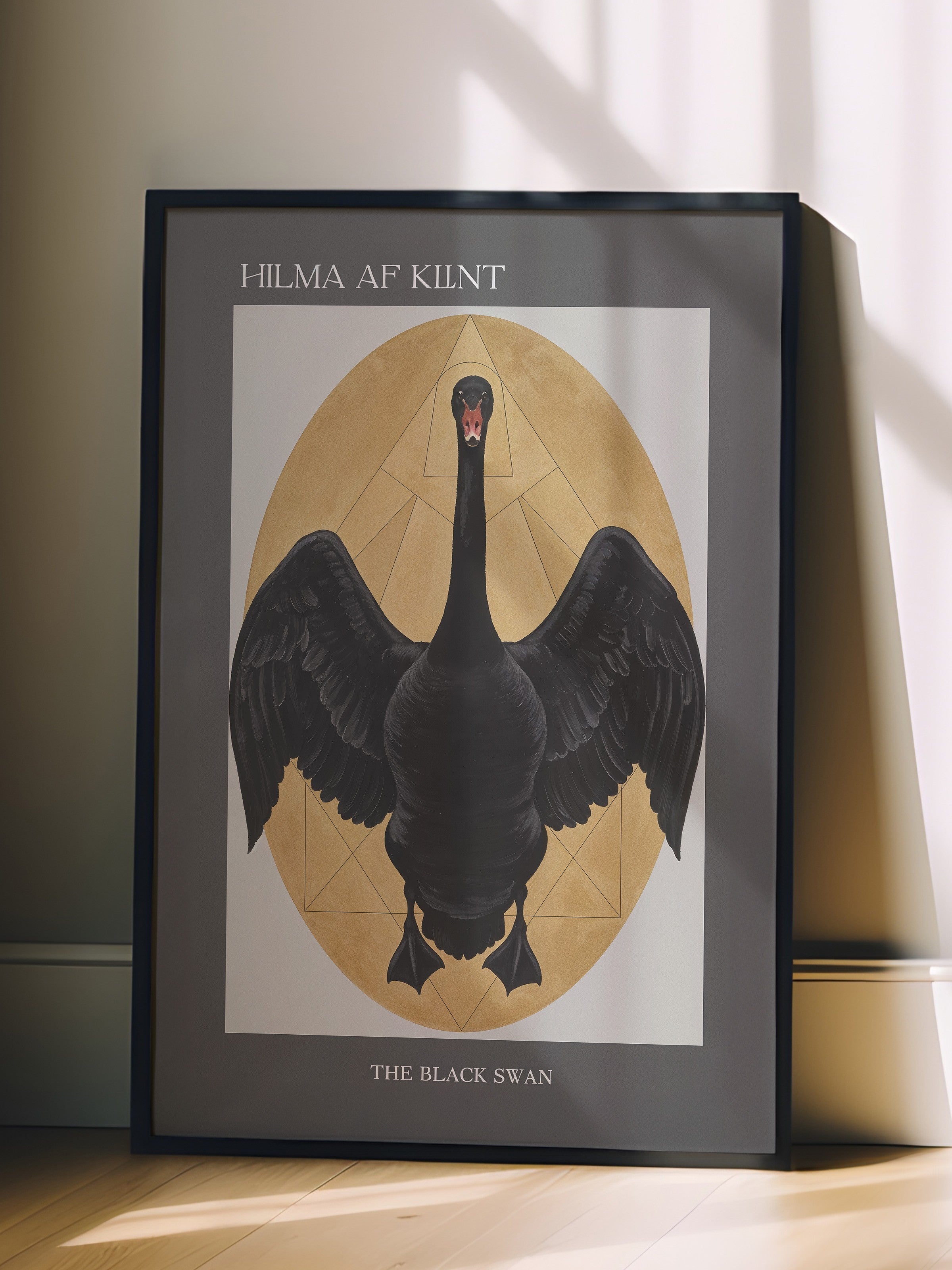 Duvar Tablosu, Siyah Çerçeveli Tablo ve Poster, Ritüel Serisi, Kuş Tablo, NO:115216