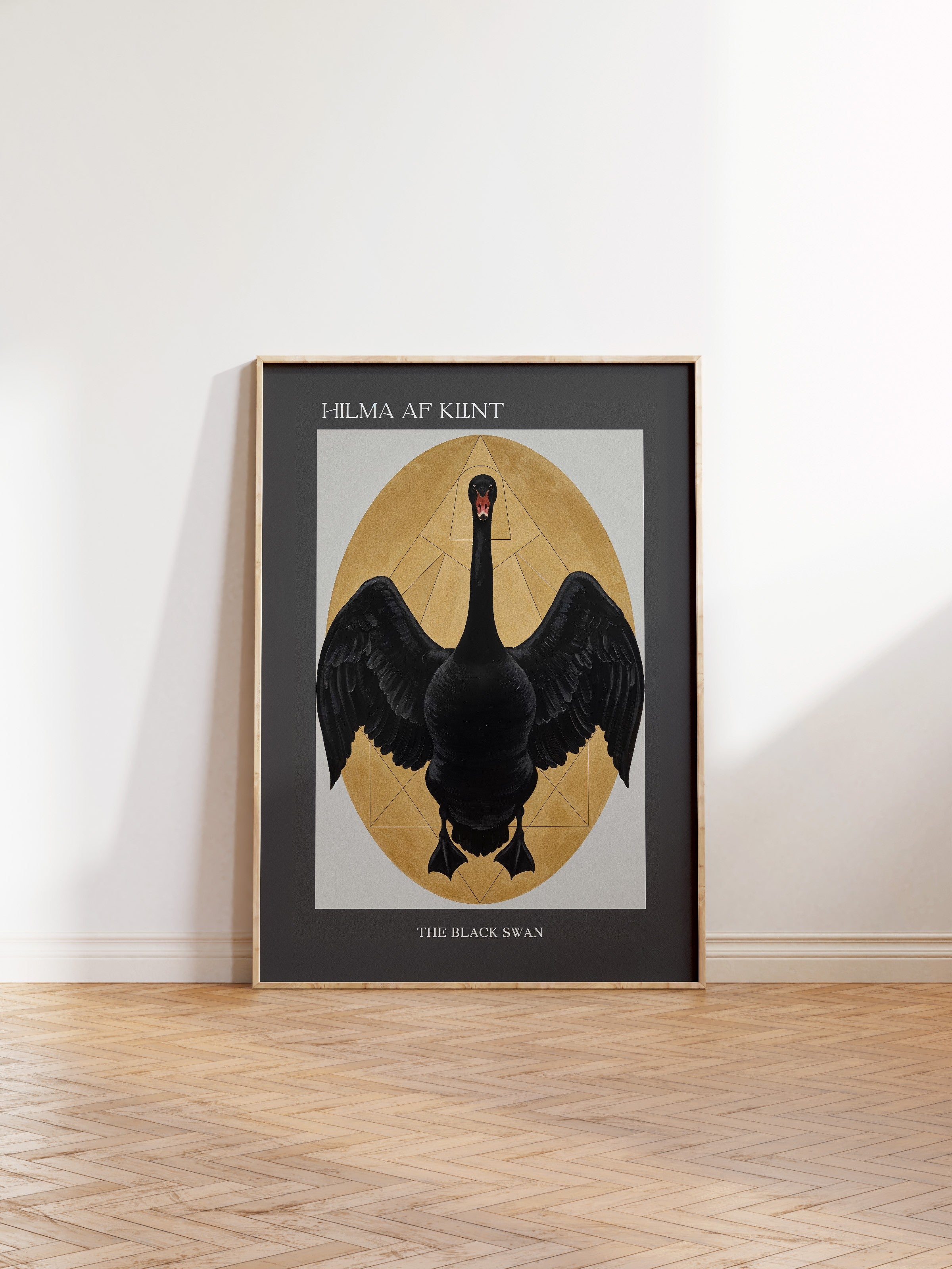 Duvar Tablosu, Ahşap Çerçeveli Tablo ve Poster, Ritüel Serisi, Kuş Tablo, NO:115216