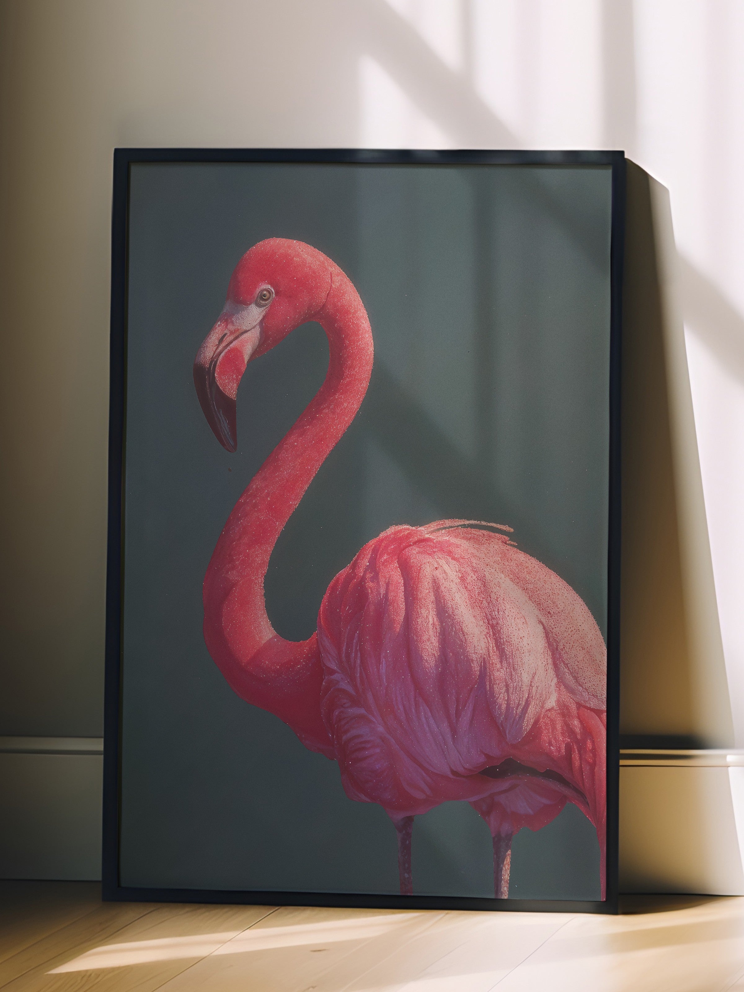 Duvar Tablosu, Siyah Çerçeveli Tablo ve Poster, Ritüel Serisi, Kuş Tablo, NO:115228