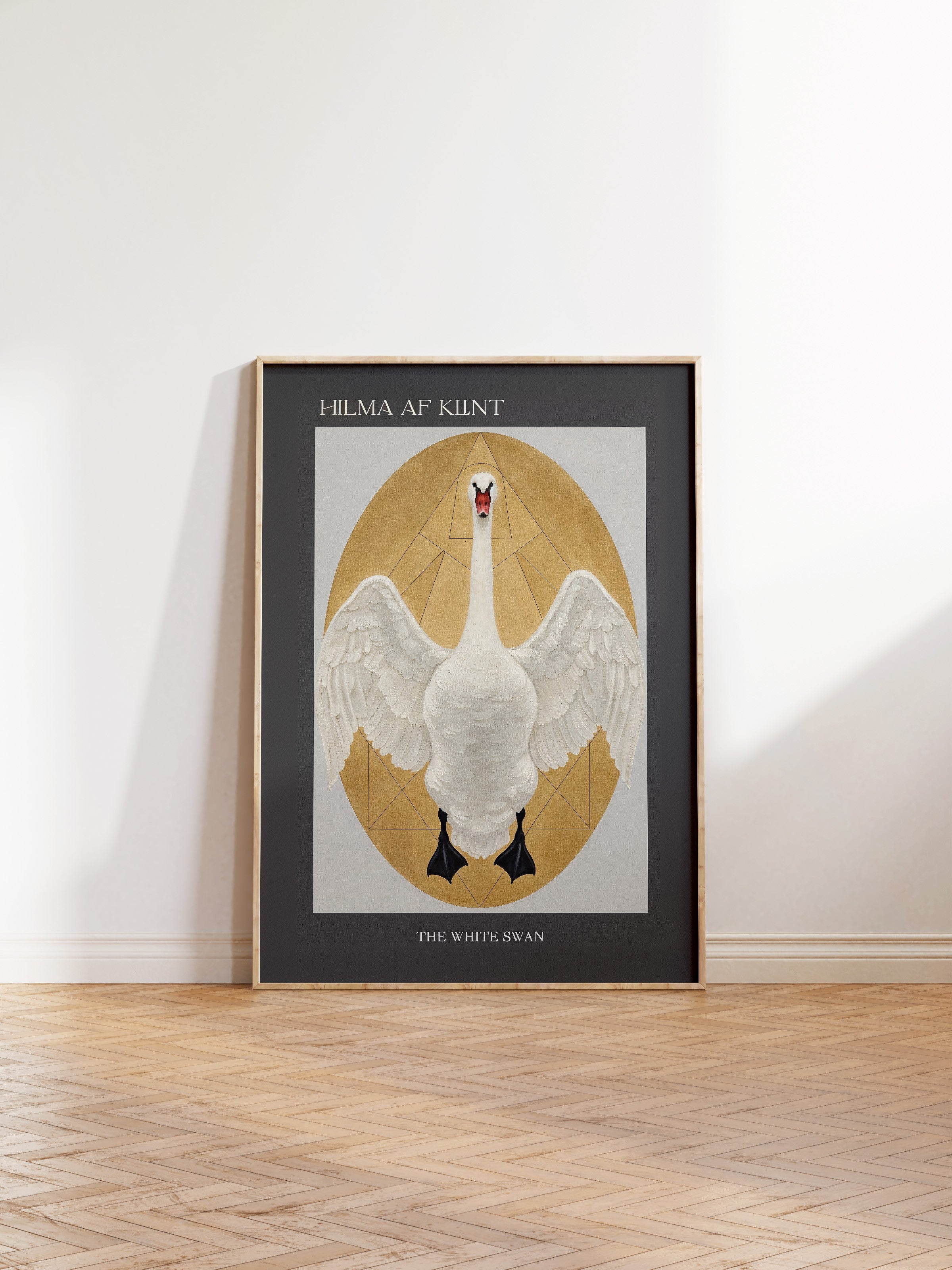 Duvar Tablosu, Ahşap Çerçeveli Tablo ve Poster, Ritüel Serisi, Kuş Tablo, NO:115230