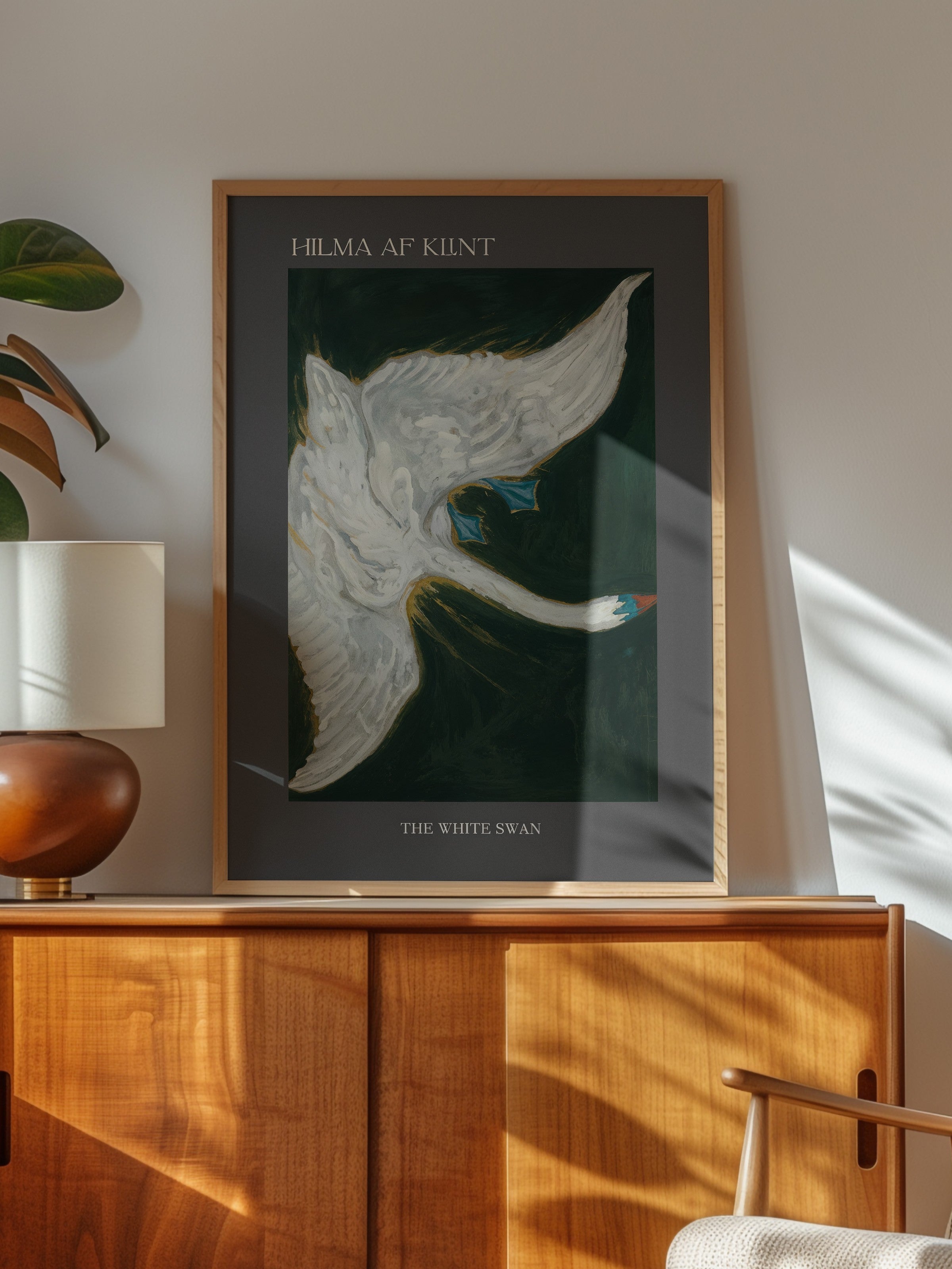 Duvar Tablosu, Ahşap Çerçeveli Tablo ve Poster, Ritüel Serisi, Kuş Tablo, NO:115232