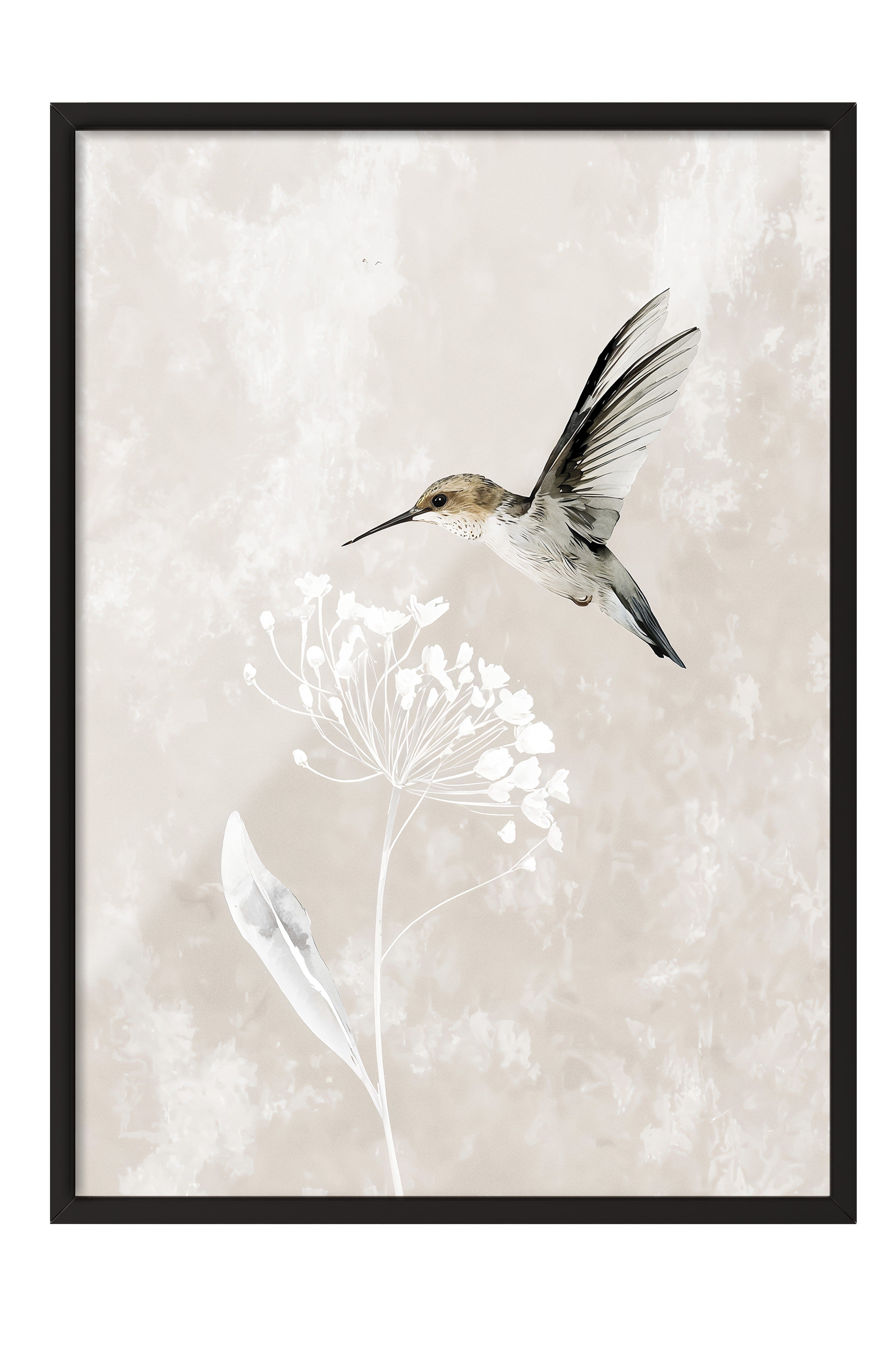 Duvar Tablosu, Siyah Çerçeveli Tablo ve Poster, Ritüel Serisi, Kuş Tablo, NO:115241