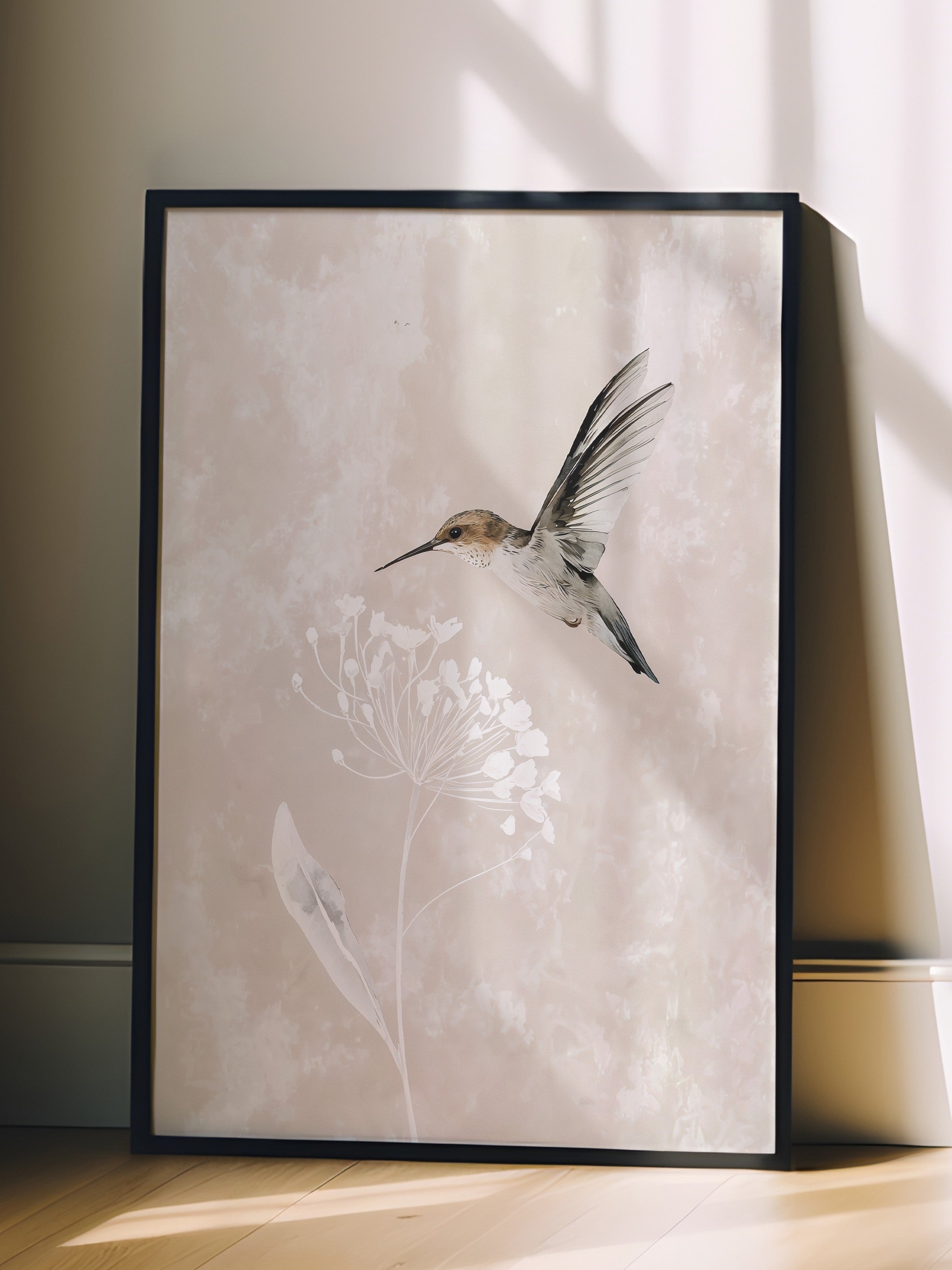 Duvar Tablosu, Siyah Çerçeveli Tablo ve Poster, Ritüel Serisi, Kuş Tablo, NO:115241