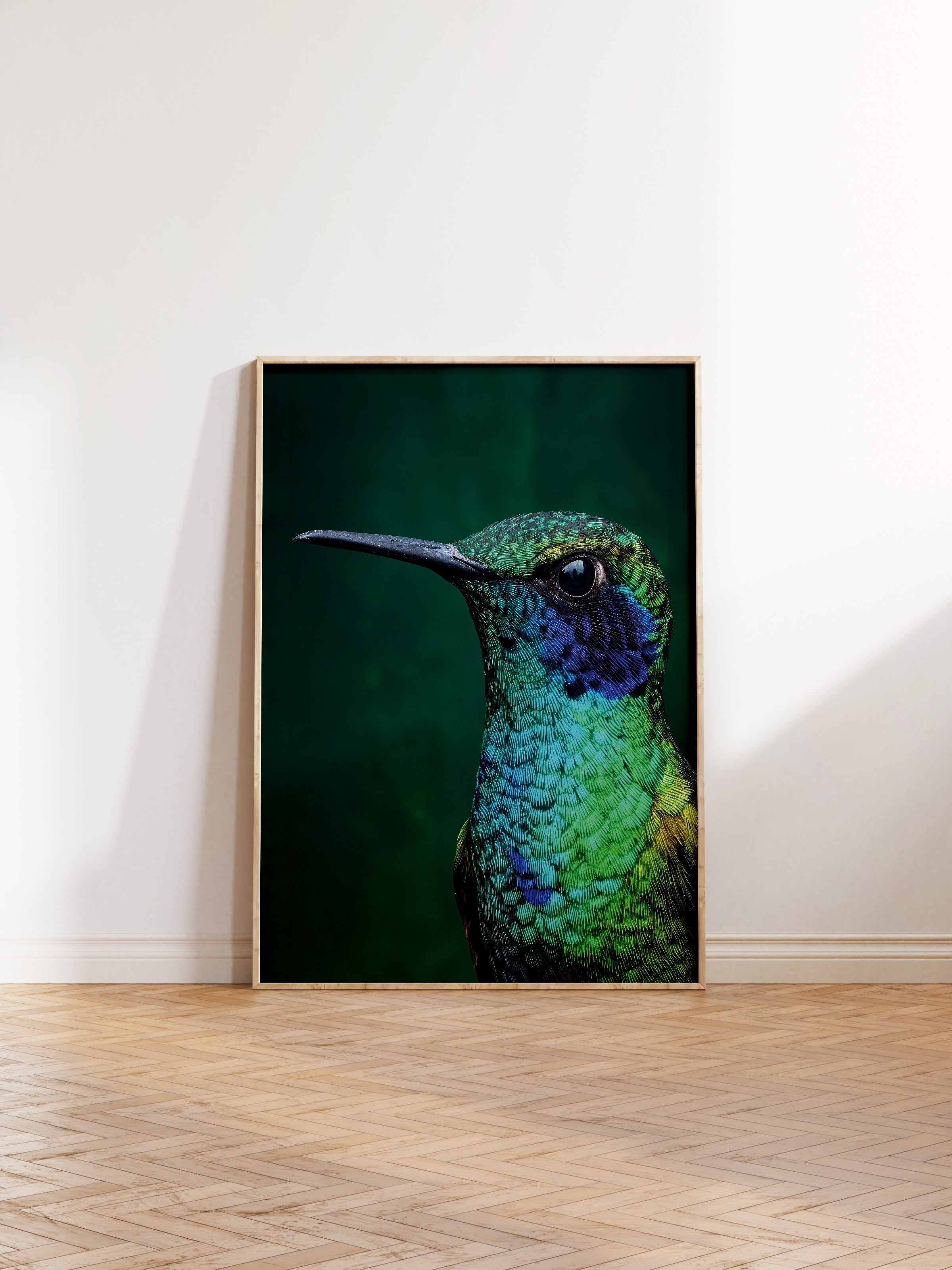 Duvar Tablosu, Ahşap Çerçeveli Tablo ve Poster, Ritüel Serisi, Kuş Tablo, NO:115245