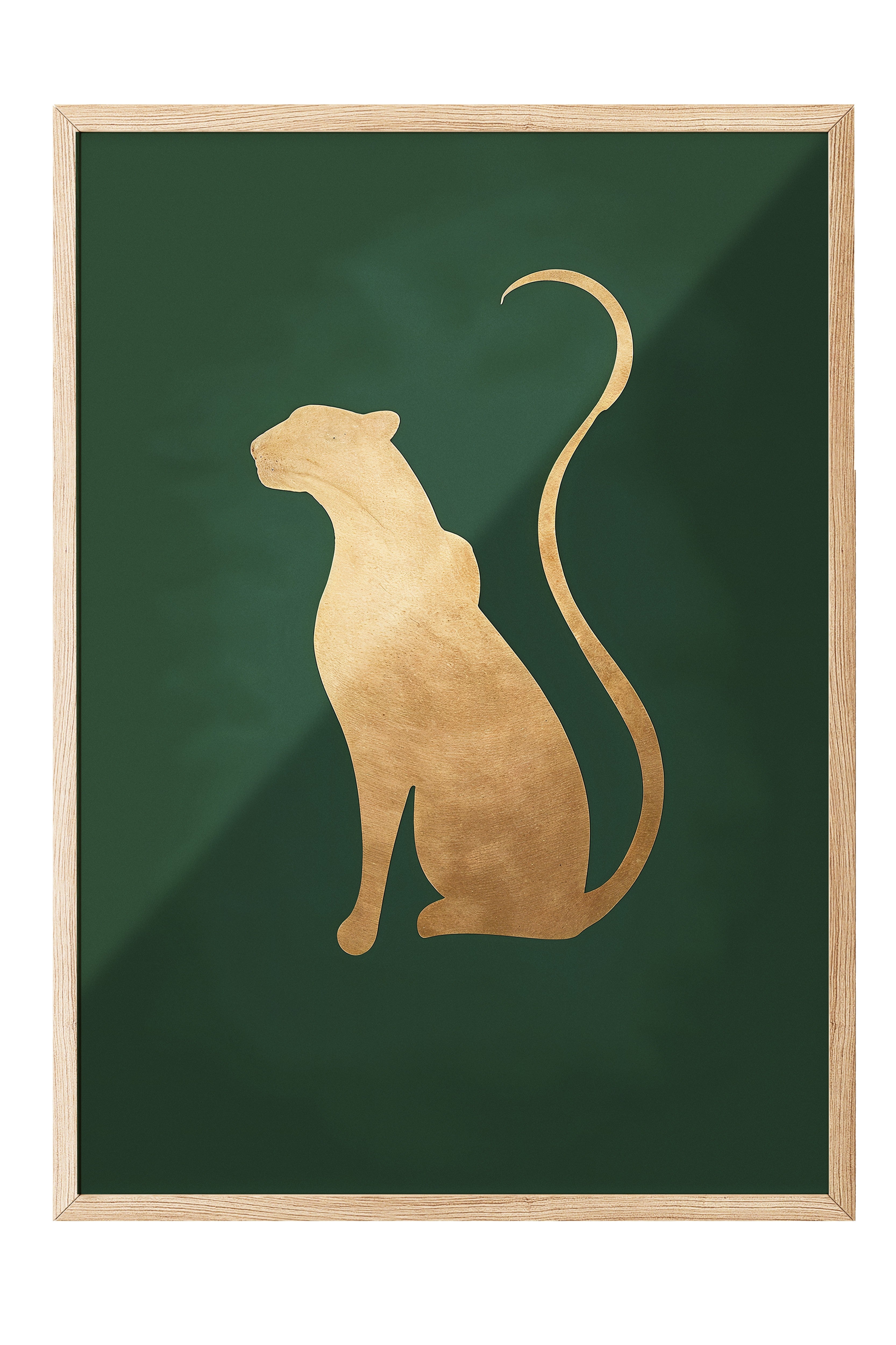 Duvar Tablosu, Ahşap Çerçeveli Tablo ve Poster, Ritüel Serisi, Leopar Tablo, NO:115222
