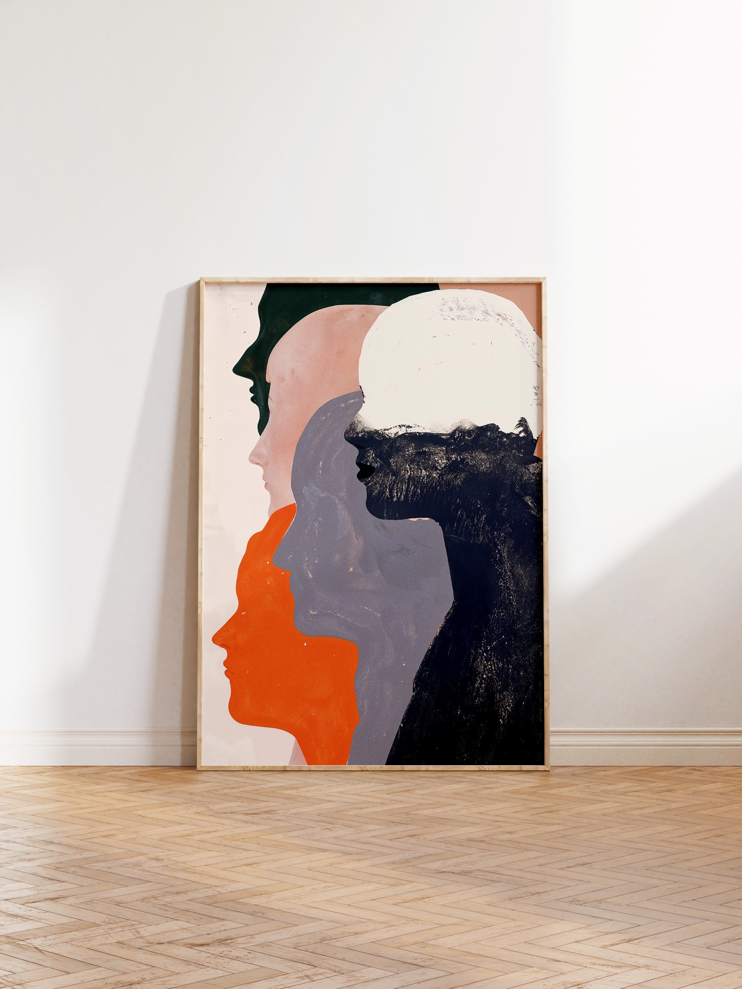 Duvar Tablosu, Ahşap Çerçeveli Tablo ve Poster, Ritüel Serisi, Maximalist Tablo, NO:115192