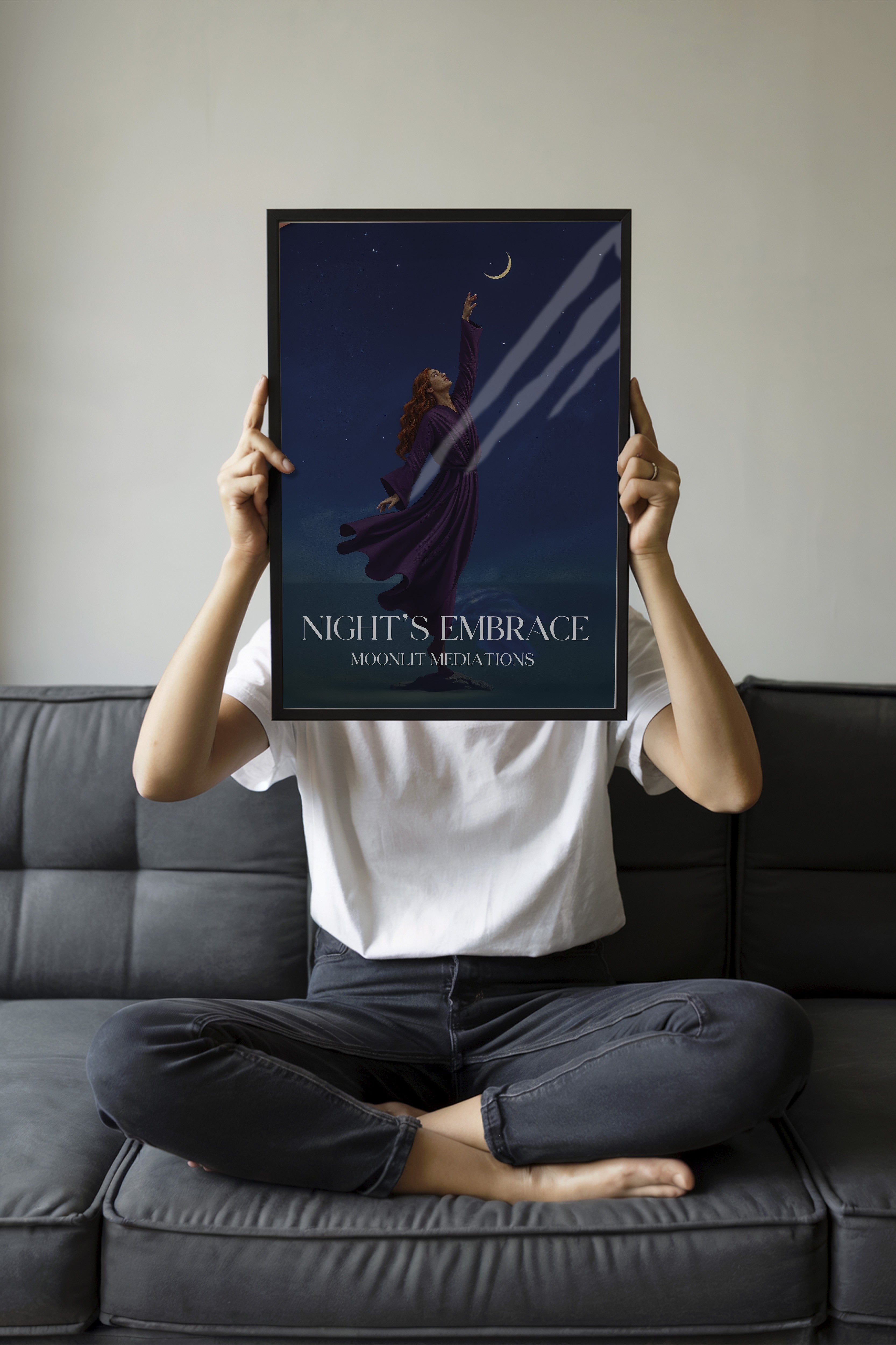 Duvar Tablosu, Siyah Çerçeveli Tablo ve Poster, Ritüel Serisi, Maximalist Tablo, NO:115201
