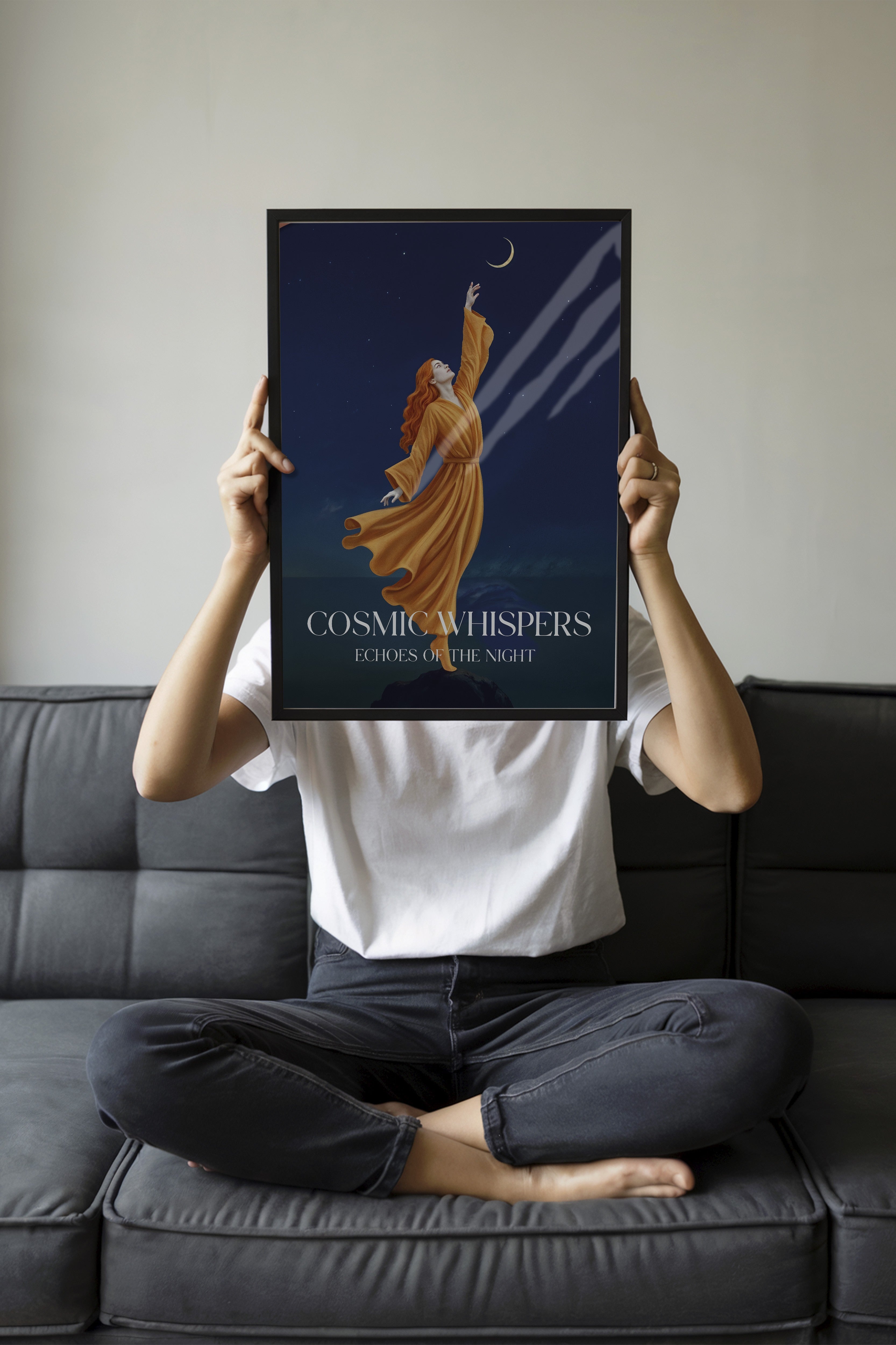 Duvar Tablosu, Siyah Çerçeveli Tablo ve Poster, Ritüel Serisi, NO:115229