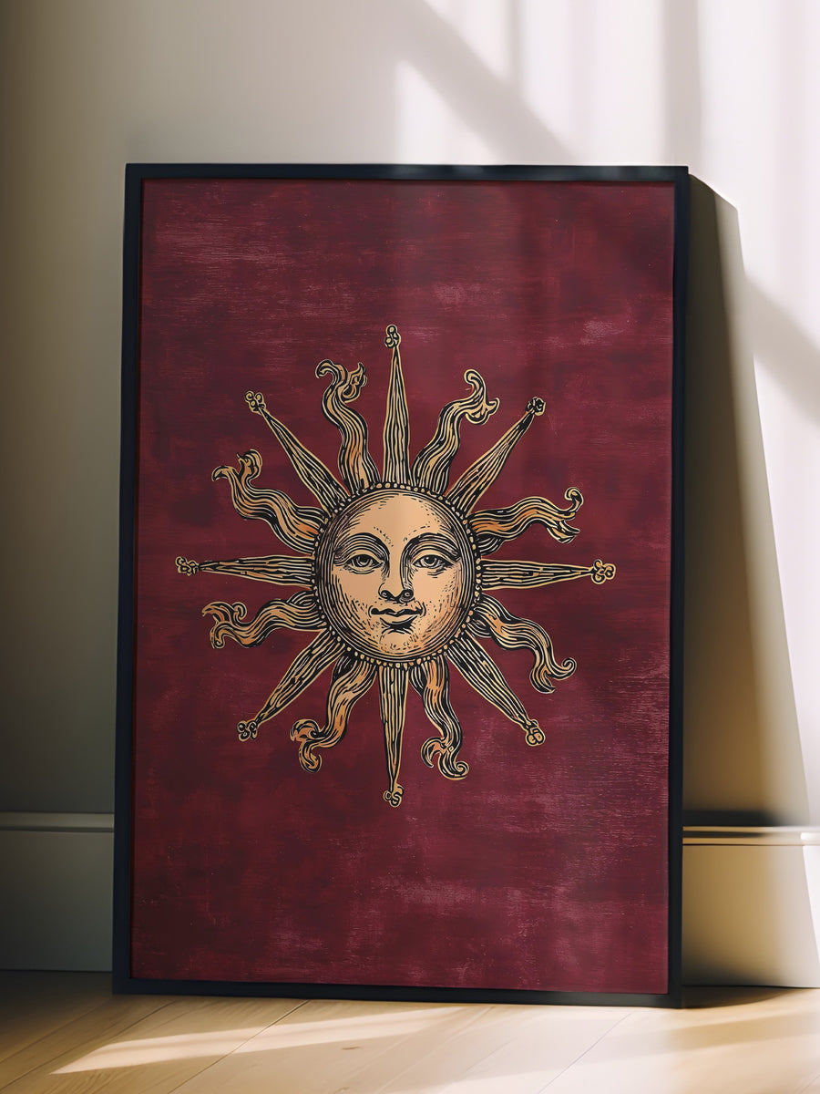 Duvar Tablosu, Siyah Çerçeveli Tablo ve Poster, Ritüel Serisi, NO:115256