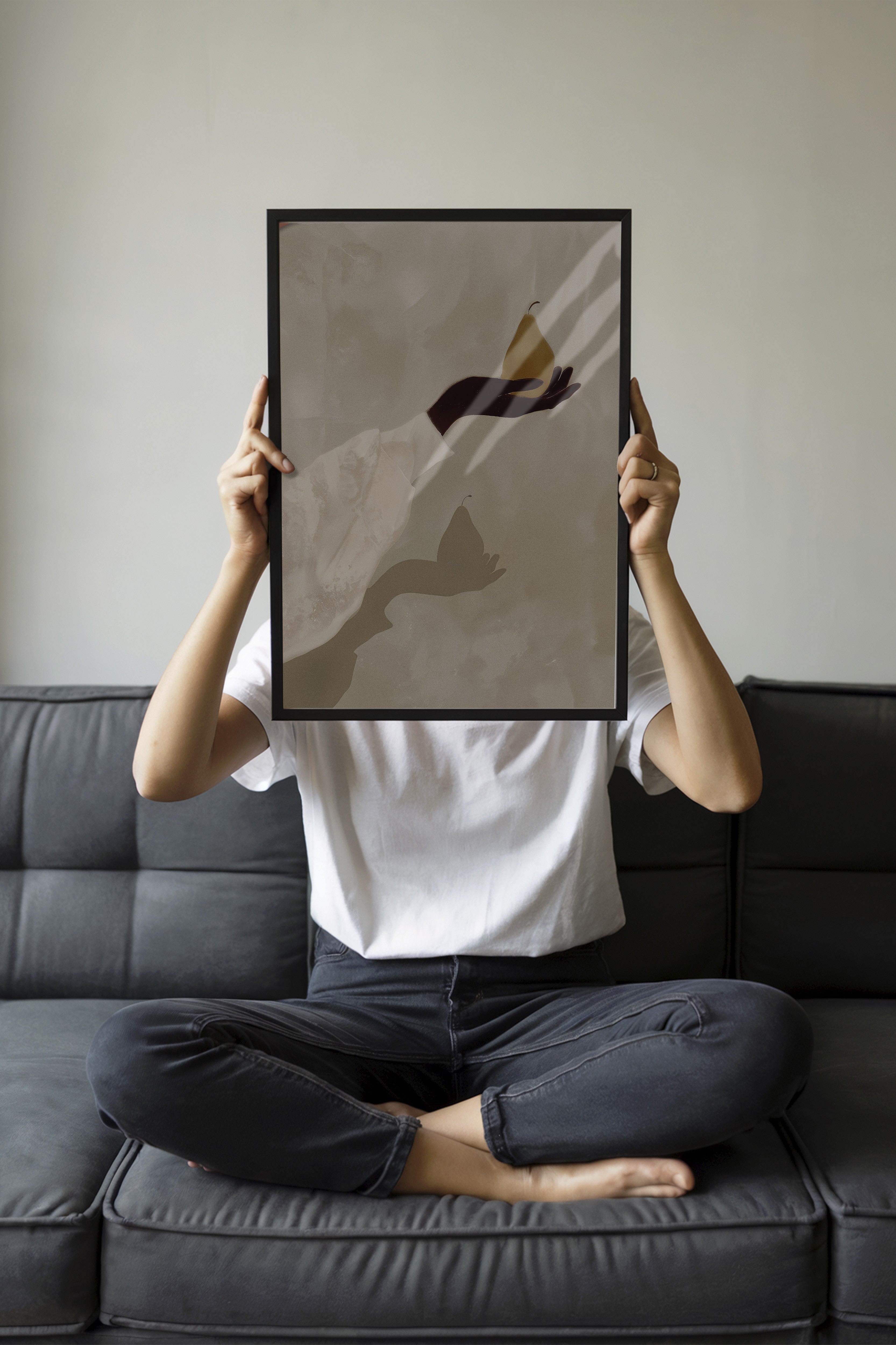 Duvar Tablosu, Siyah Çerçeveli Tablo ve Poster, Ritüel Serisi, Vintage Tablo, NO:115187