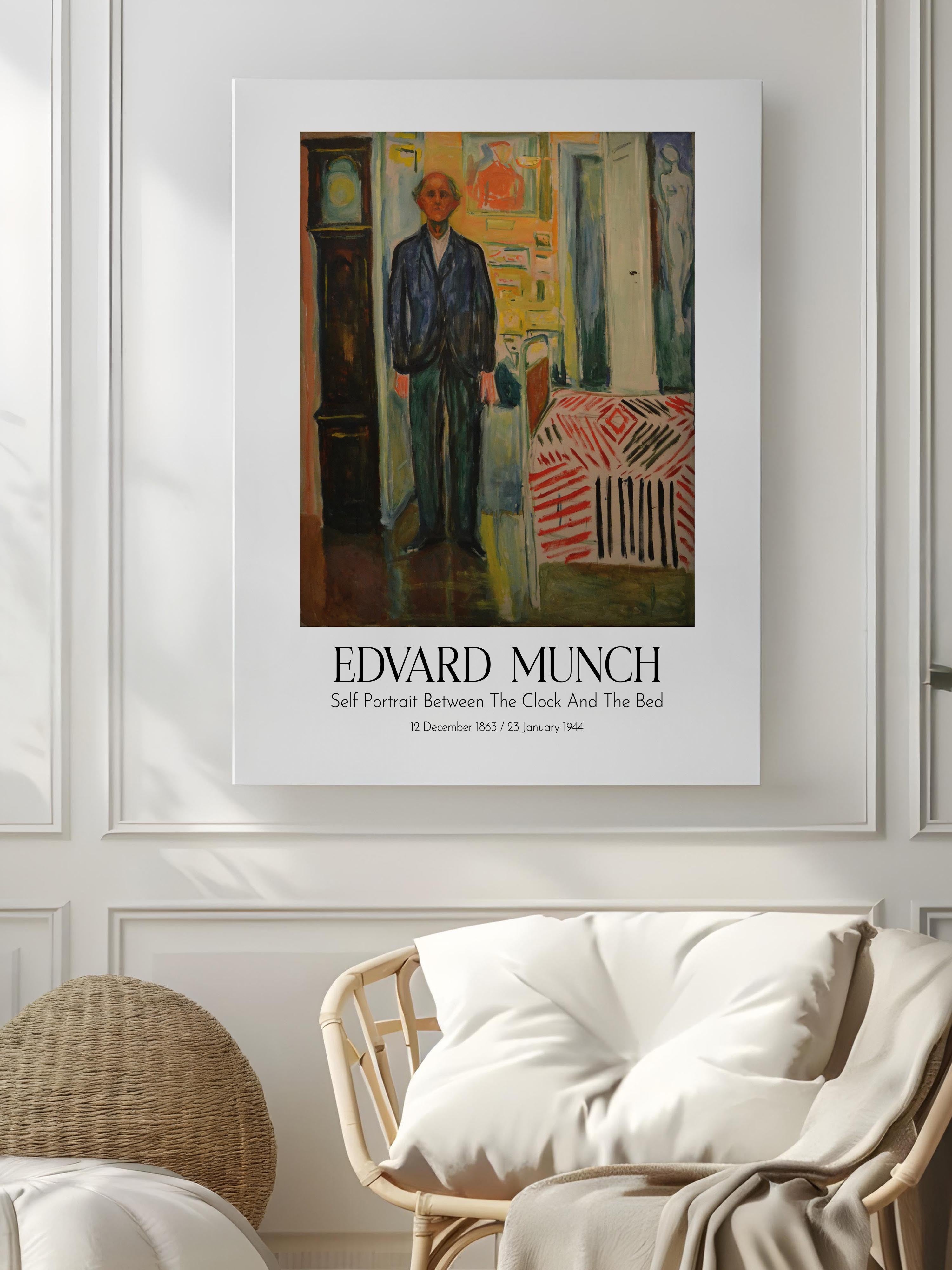 Edvard Munch, Kanvas Tablo, Sanat Serisi NO:111719