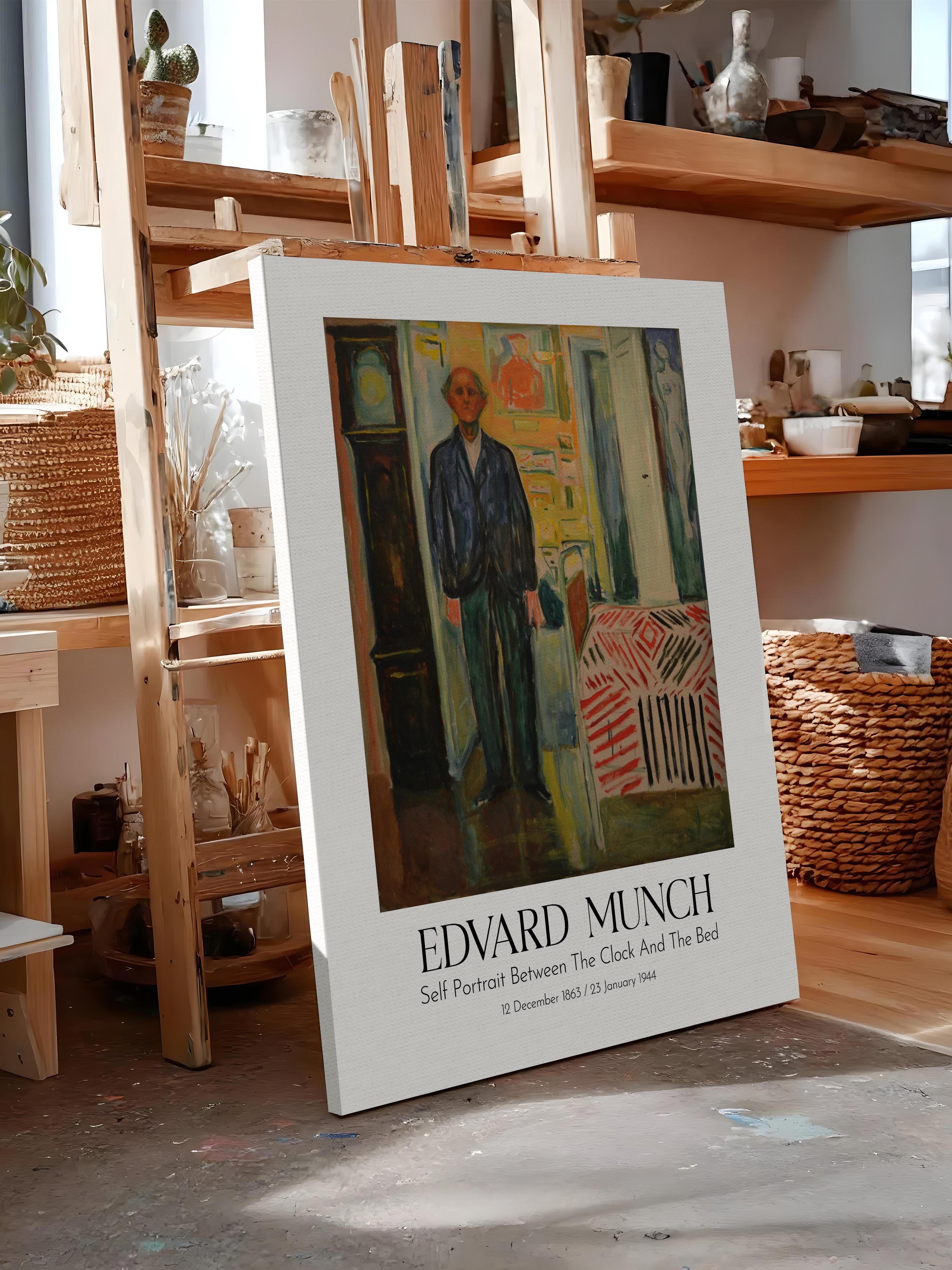 Edvard Munch, Kanvas Tablo, Sanat Serisi NO:111719