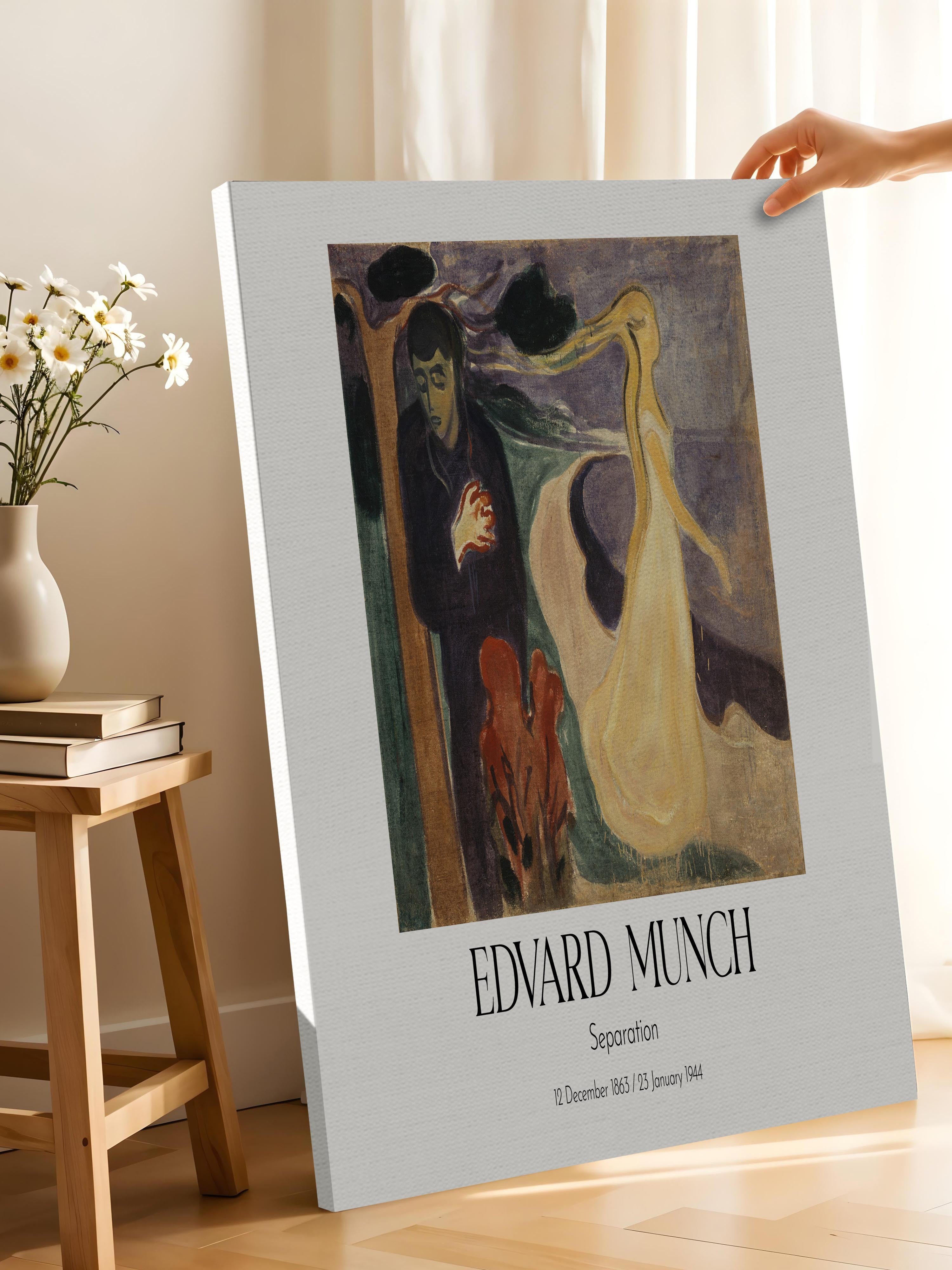 Edvard Munch - Separation, Kanvas Tablo, Sanat Serisi NO:111742