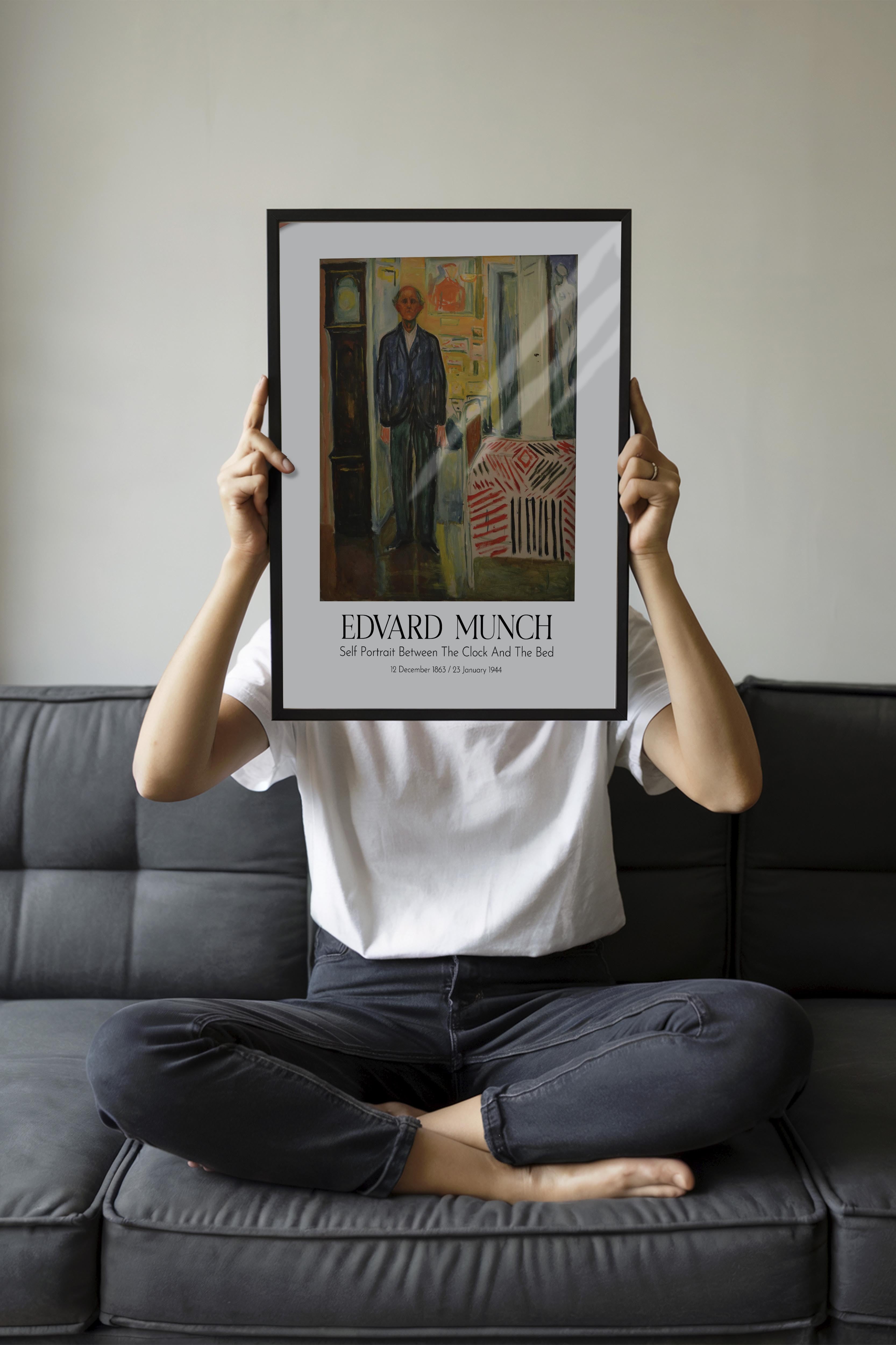 Edvard Munch, Siyah Çerçeveli Tablo, Sanat Serisi NO:111719