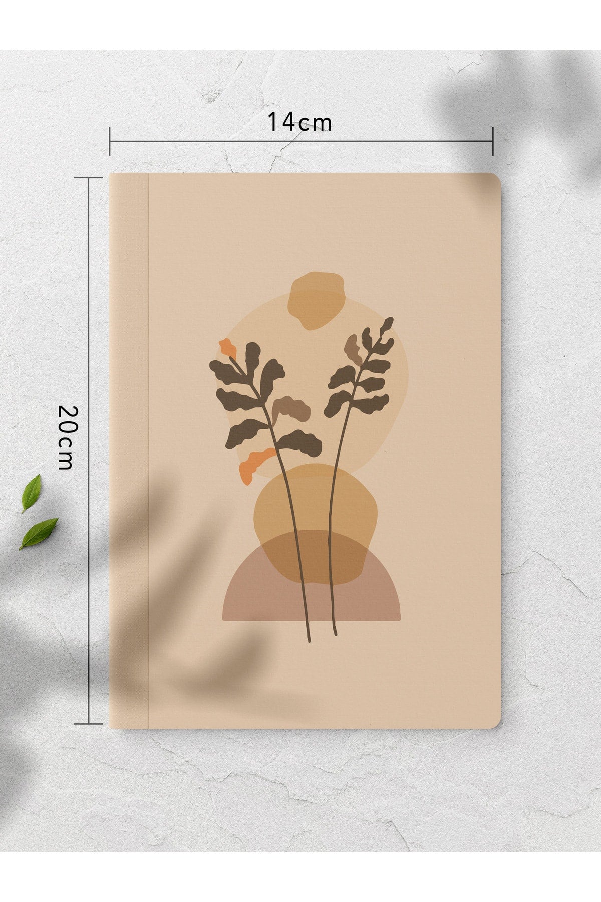 Boho Çizgisiz Defter Seti - 4 Adet - 14cm*20cm - 64 Sayfa