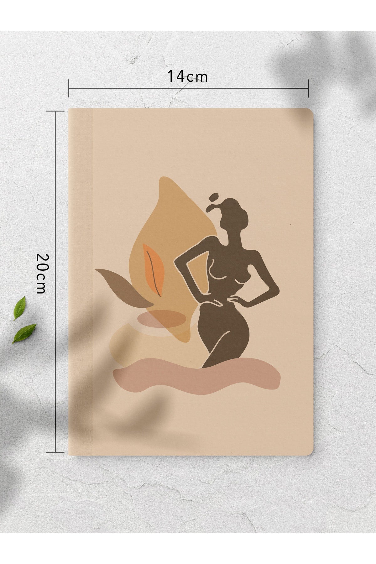 Boho Çizgisiz Defter Seti - 4 Adet - 14cm*20cm - 64 Sayfa