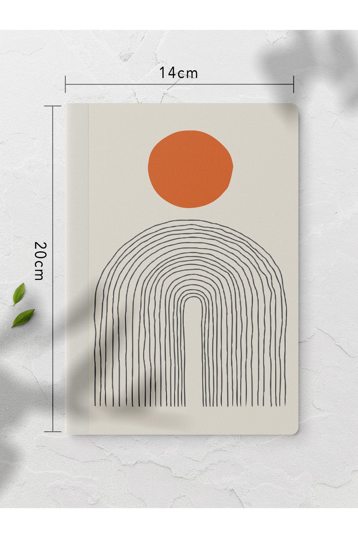 Geometrik Çizgisiz Defter Seti - 4 Adet - 14cm*20cm - 64 Sayfa