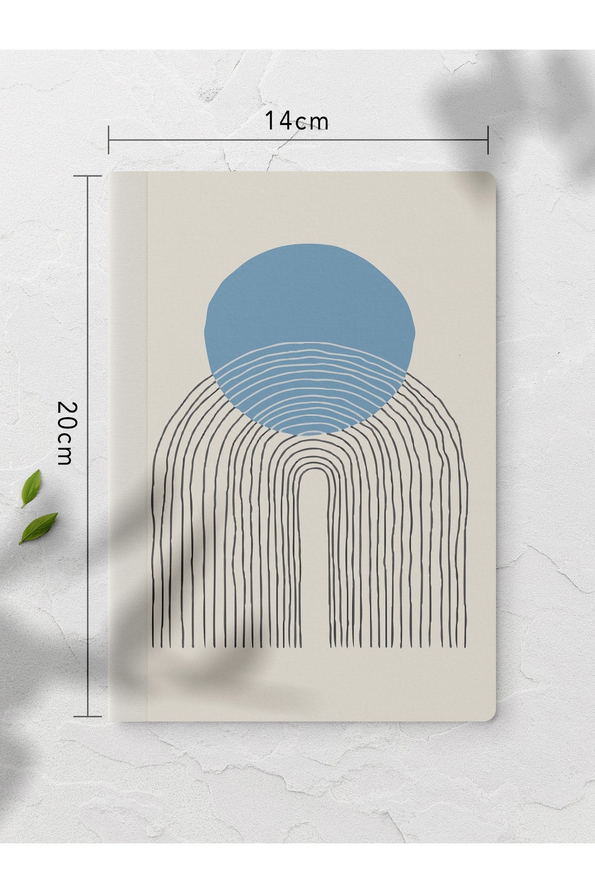 Geometrik Çizgisiz Defter Seti - 4 Adet - 14cm*20cm - 64 Sayfa