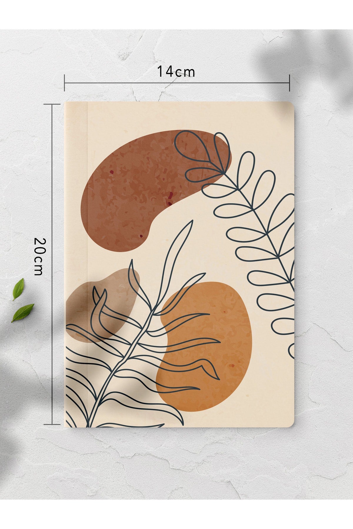 Çizgisiz Defter Seti - Boho - 4 Adet - 14cm*20cm - 64 Sayfa