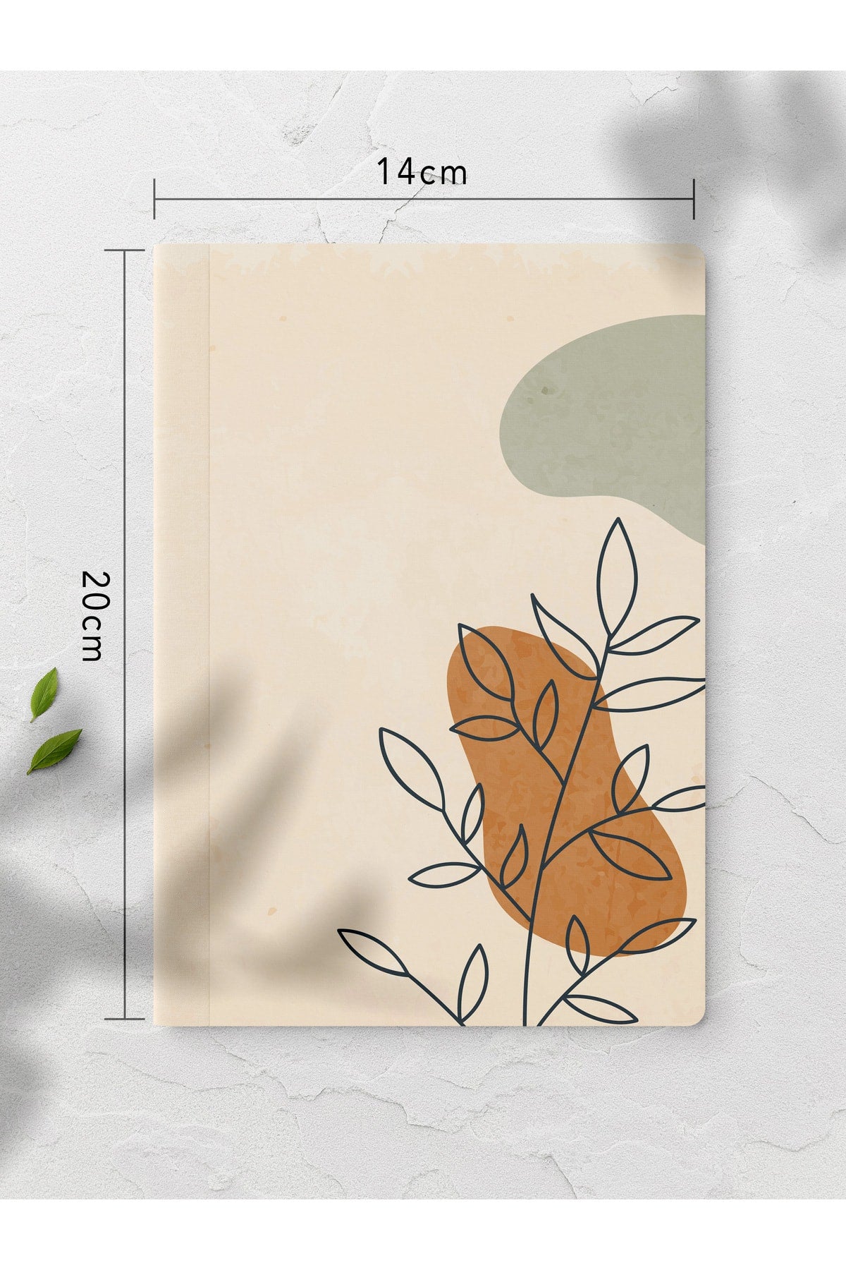 Çizgisiz Defter Seti - Boho - 4 Adet - 14cm*20cm - 64 Sayfa
