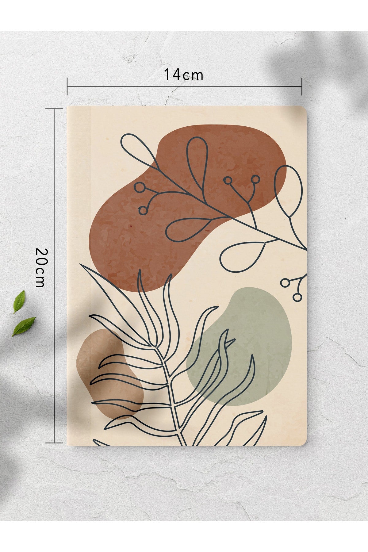 Çizgisiz Defter Seti - Boho - 4 Adet - 14cm*20cm - 64 Sayfa