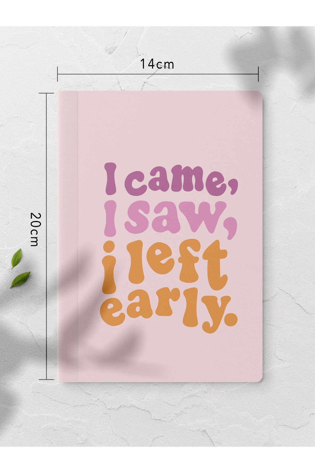 Çizgisiz Defter Seti - Pembe - 4 Adet - 14cm*20cm - 64 Sayfa