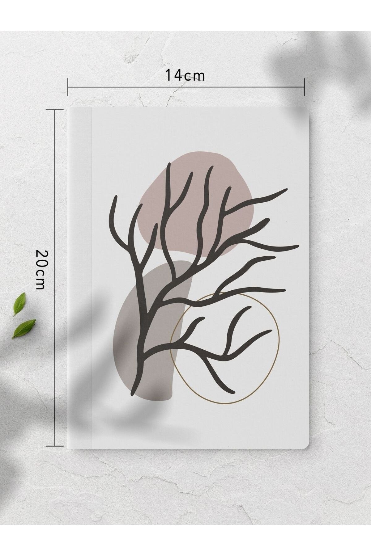 Çizgisiz Defter Seti - Botanik Çiçek - 4 Adet - 14cm*20cm - 64 Sayfa