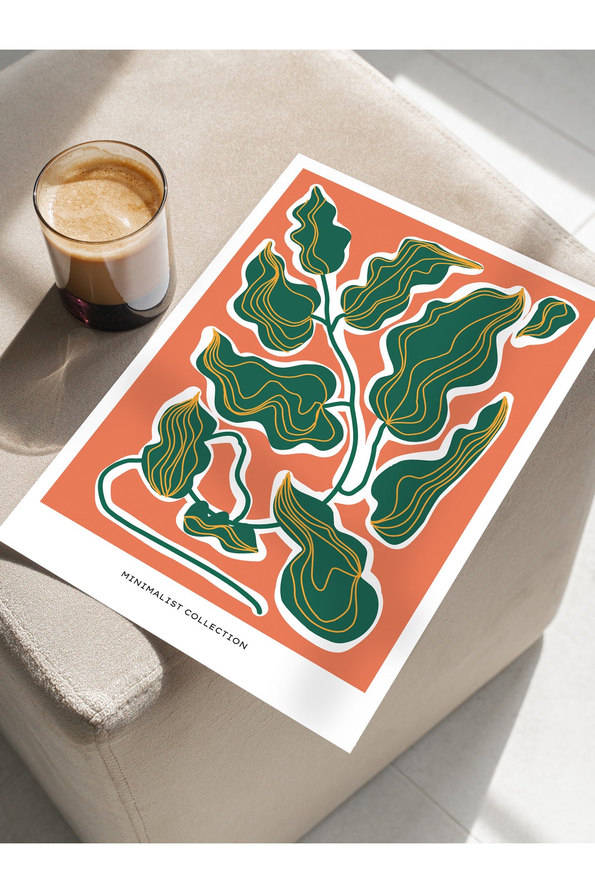 Estetik Duvar Posteri - Estetik Çizim Çerçevesiz Poster - Yatak Odası, Salon, Mutfak Duvar Dekoru