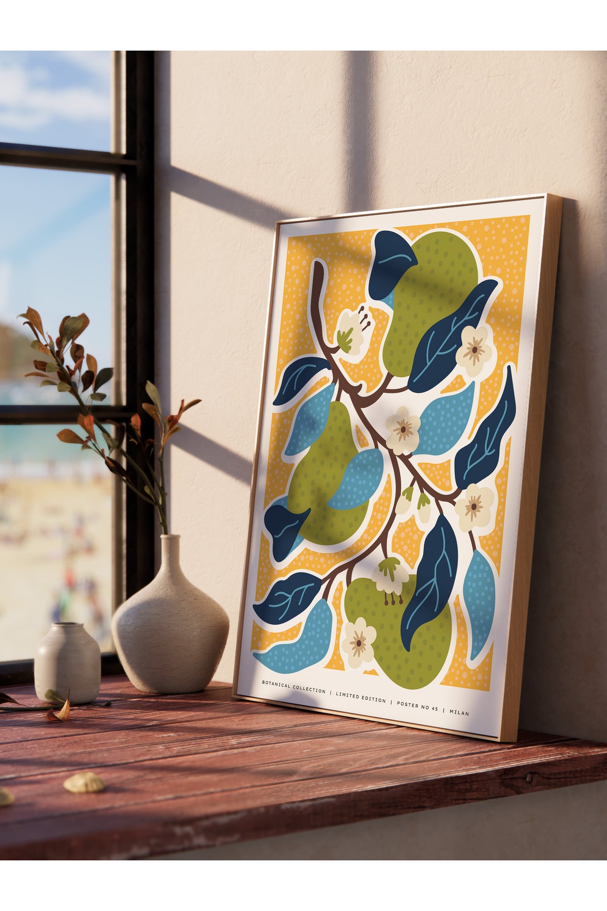 Estetik Duvar Posteri - Estetik Çizim Çerçevesiz Poster - Yatak Odası, Salon, Mutfak Duvar Dekoru