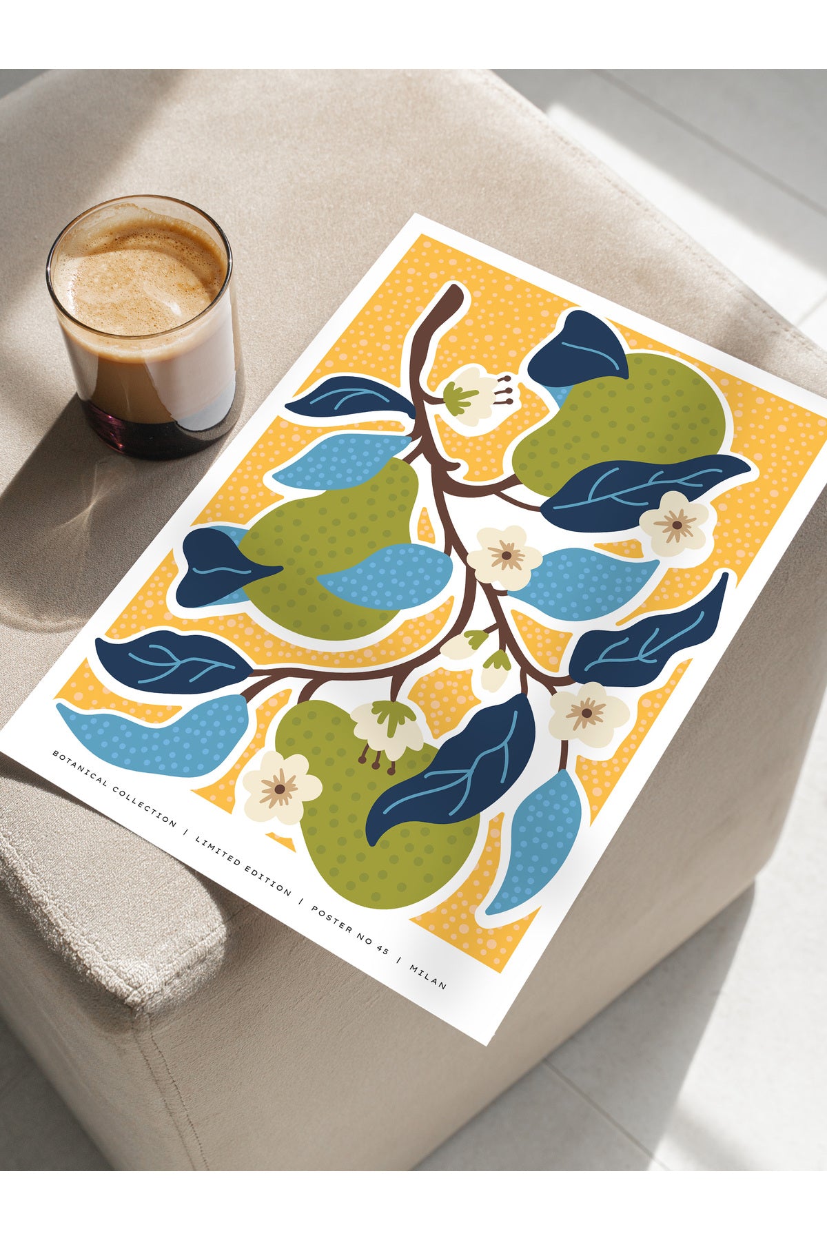 Estetik Duvar Posteri - Estetik Çizim Çerçevesiz Poster - Yatak Odası, Salon, Mutfak Duvar Dekoru