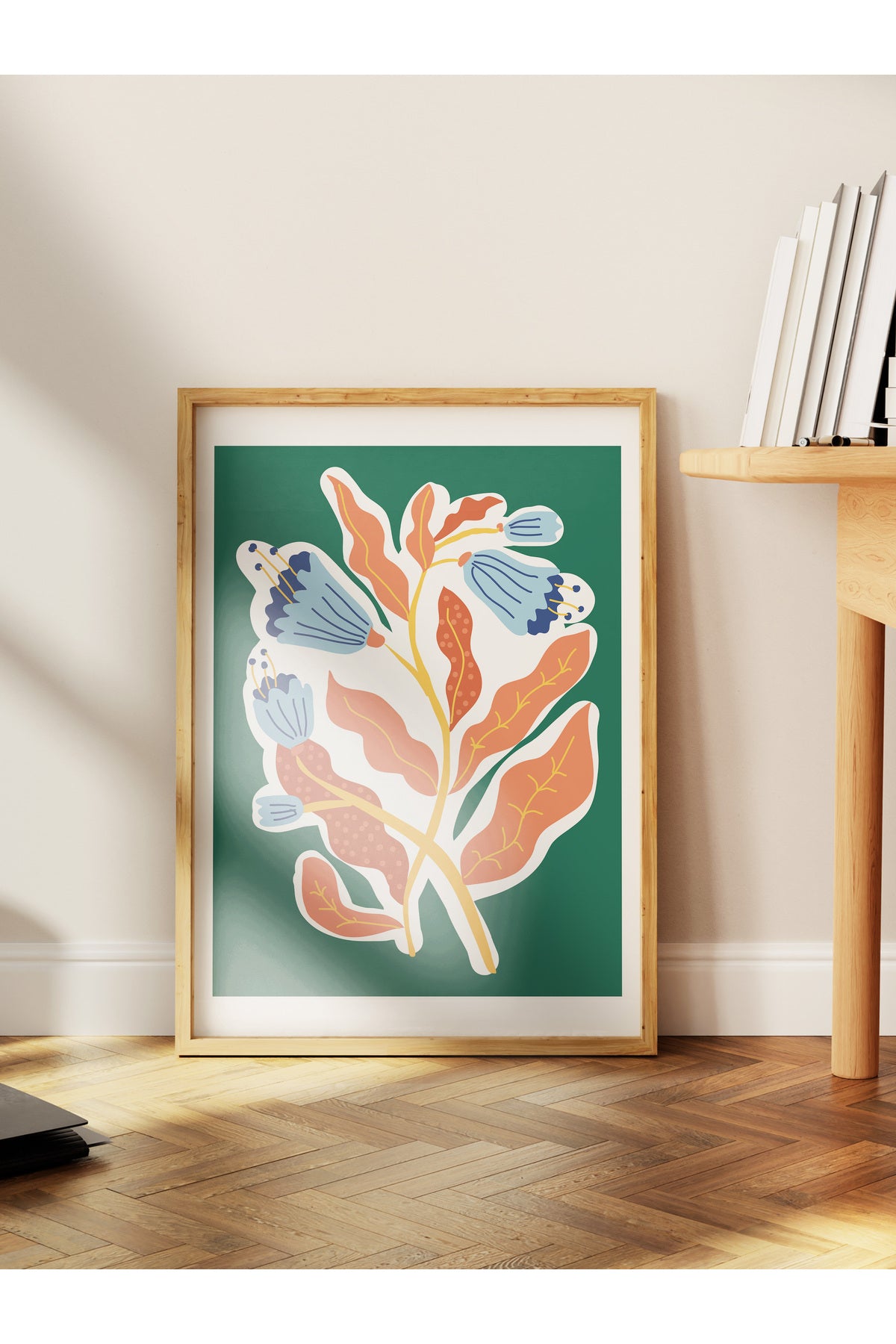 Estetik Duvar Posteri - Estetik Çizim Çerçevesiz Poster - Yatak Odası, Salon, Mutfak Duvar Dekoru