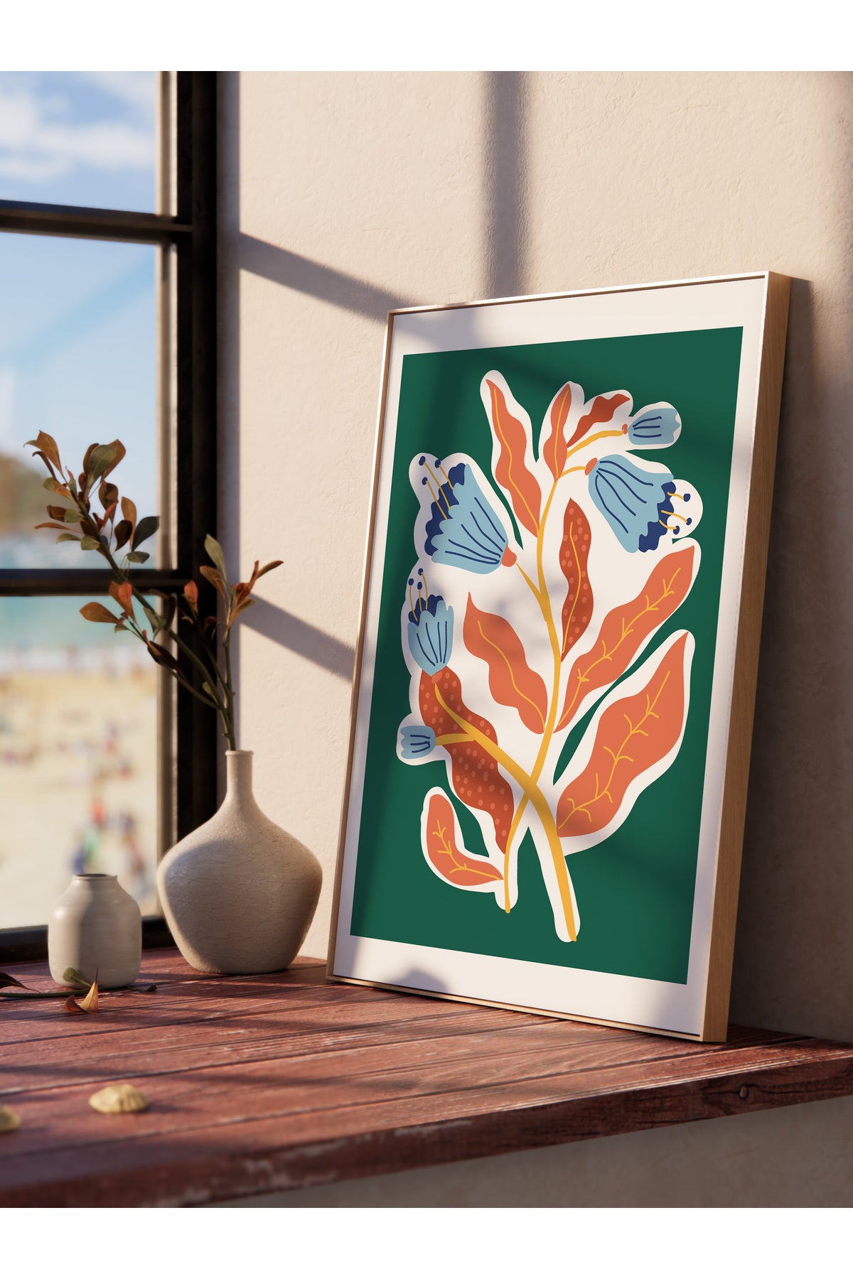 Estetik Duvar Posteri - Estetik Çizim Çerçevesiz Poster - Yatak Odası, Salon, Mutfak Duvar Dekoru