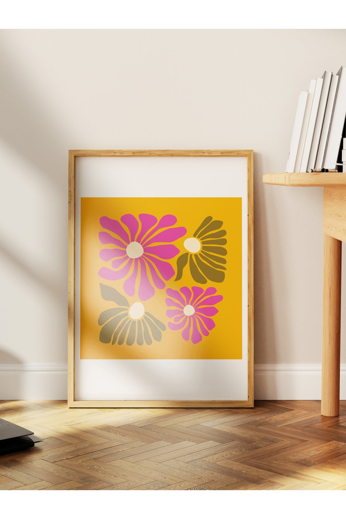 Estetik Duvar Posteri - Estetik Çizim Çerçevesiz Poster - Yatak Odası, Salon, Mutfak Duvar Dekoru