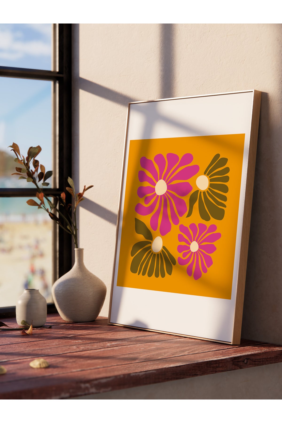 Estetik Duvar Posteri - Estetik Çizim Çerçevesiz Poster - Yatak Odası, Salon, Mutfak Duvar Dekoru