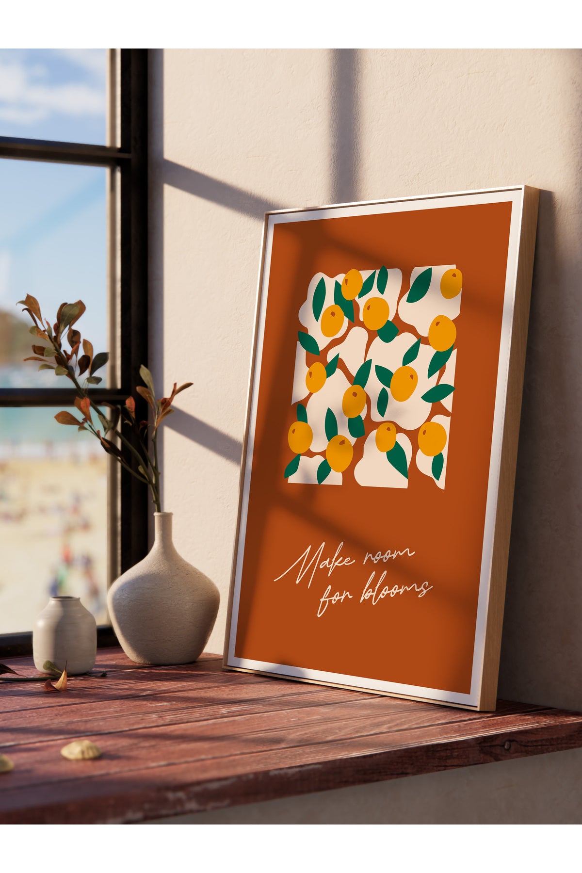 Estetik Duvar Posteri - Estetik Çizim Çerçevesiz Poster - Yatak Odası, Salon, Mutfak Duvar Dekoru