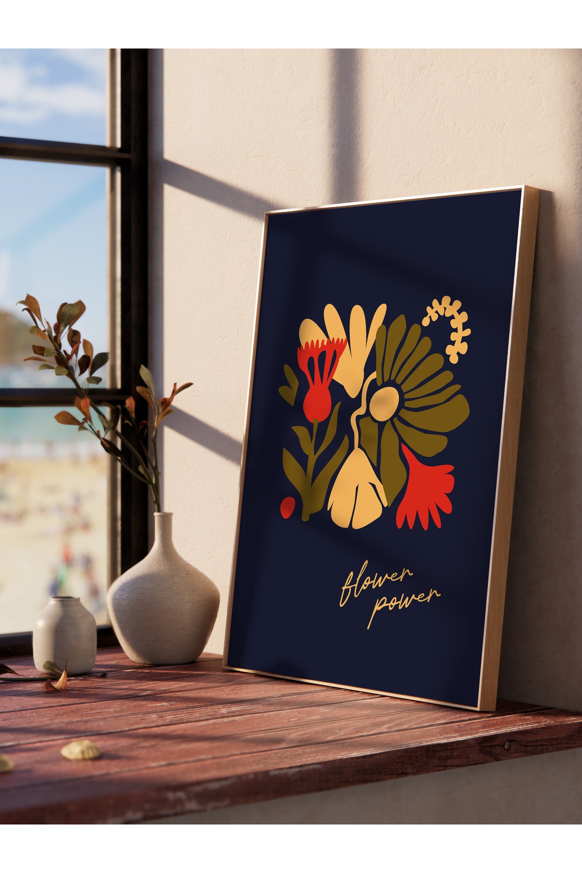 Estetik Duvar Posteri - Estetik Çizim Çerçevesiz Poster - Yatak Odası, Salon, Mutfak Duvar Dekoru