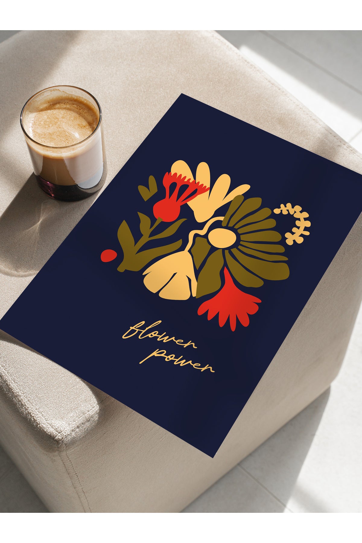 Estetik Duvar Posteri - Estetik Çizim Çerçevesiz Poster - Yatak Odası, Salon, Mutfak Duvar Dekoru